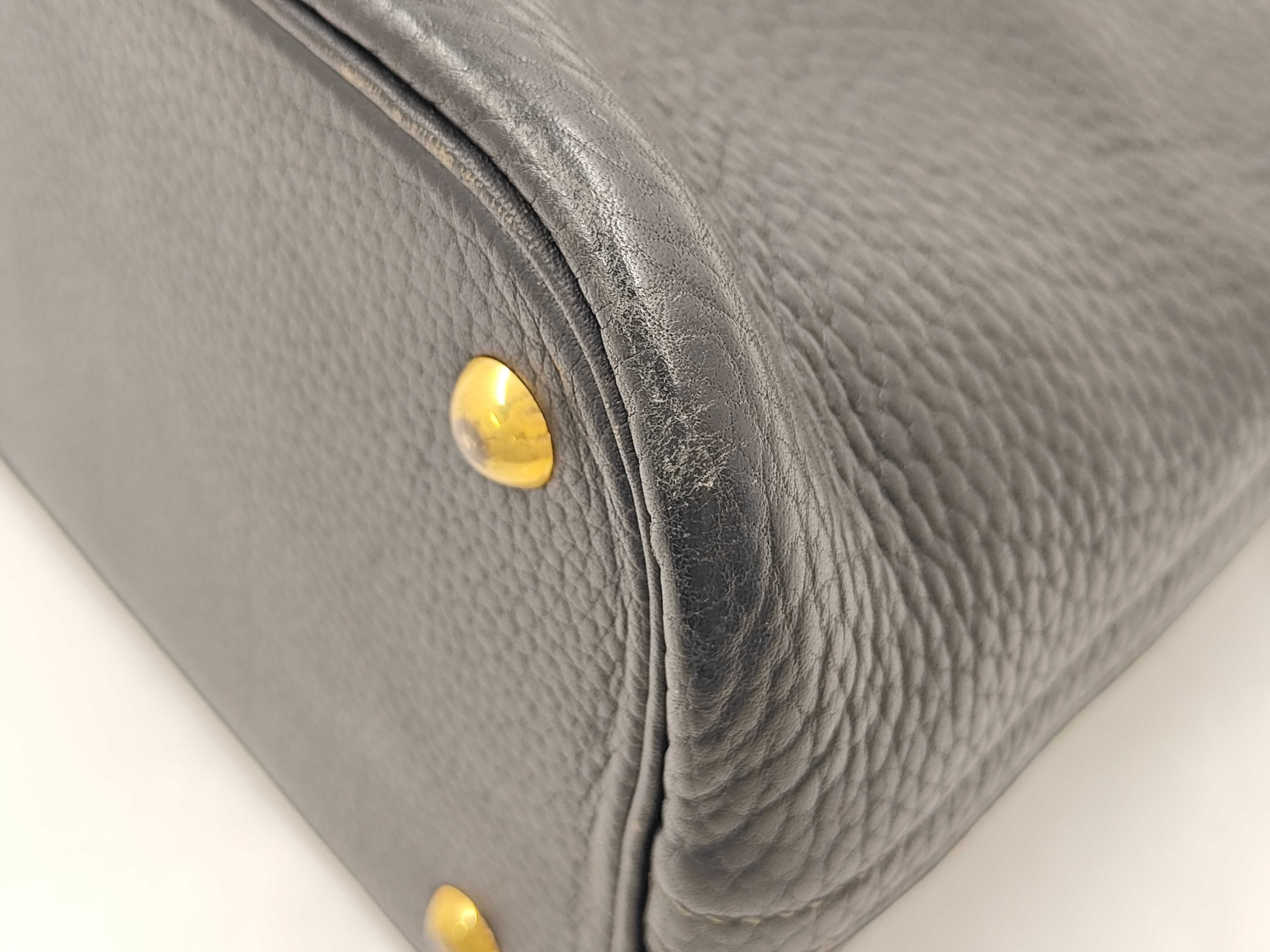 Bolide 35 Ardennes Black Gold Hardware Handbag — view 6