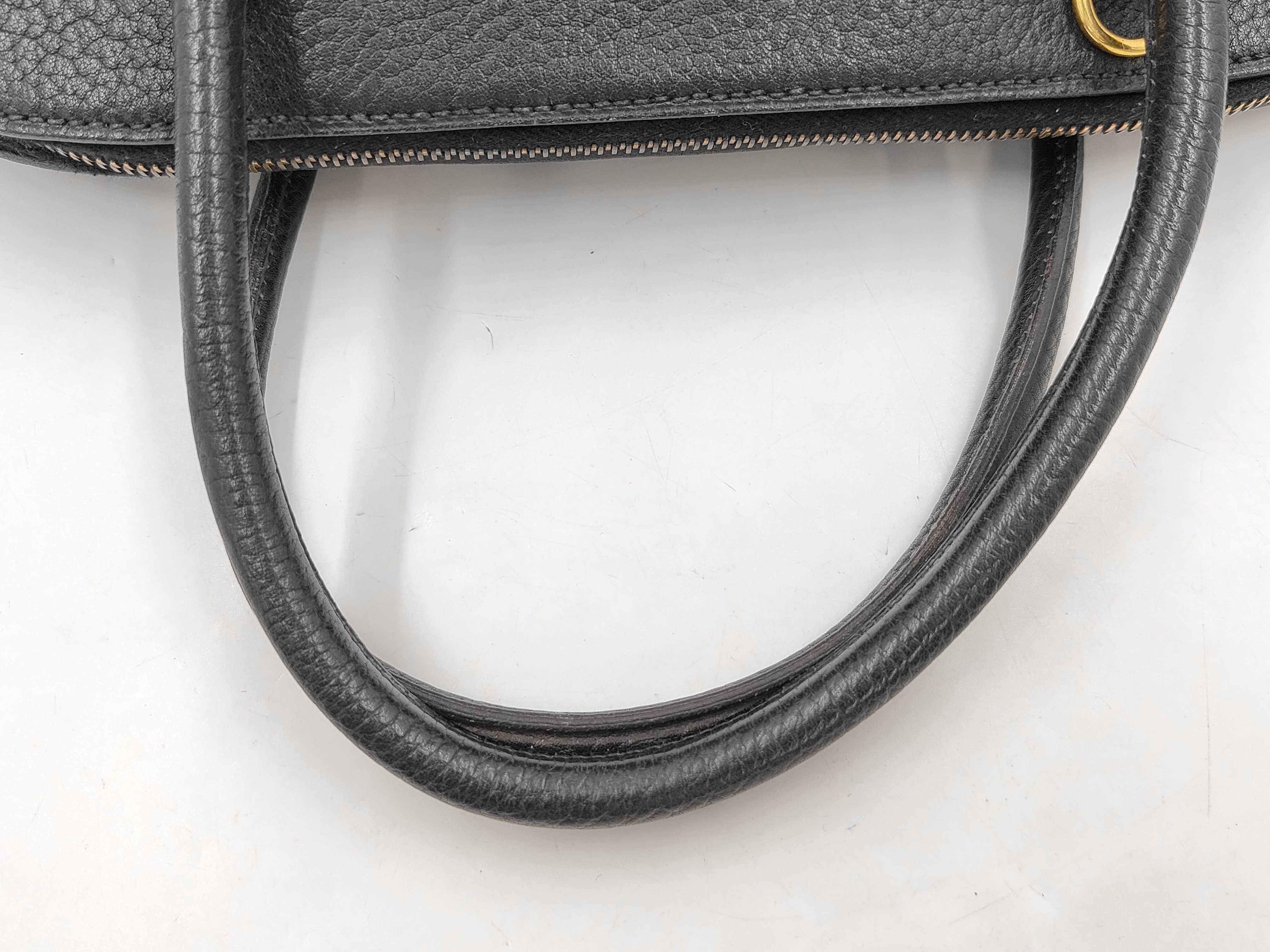 Bolide 35 Ardennes Black Gold Hardware Handbag — view 8
