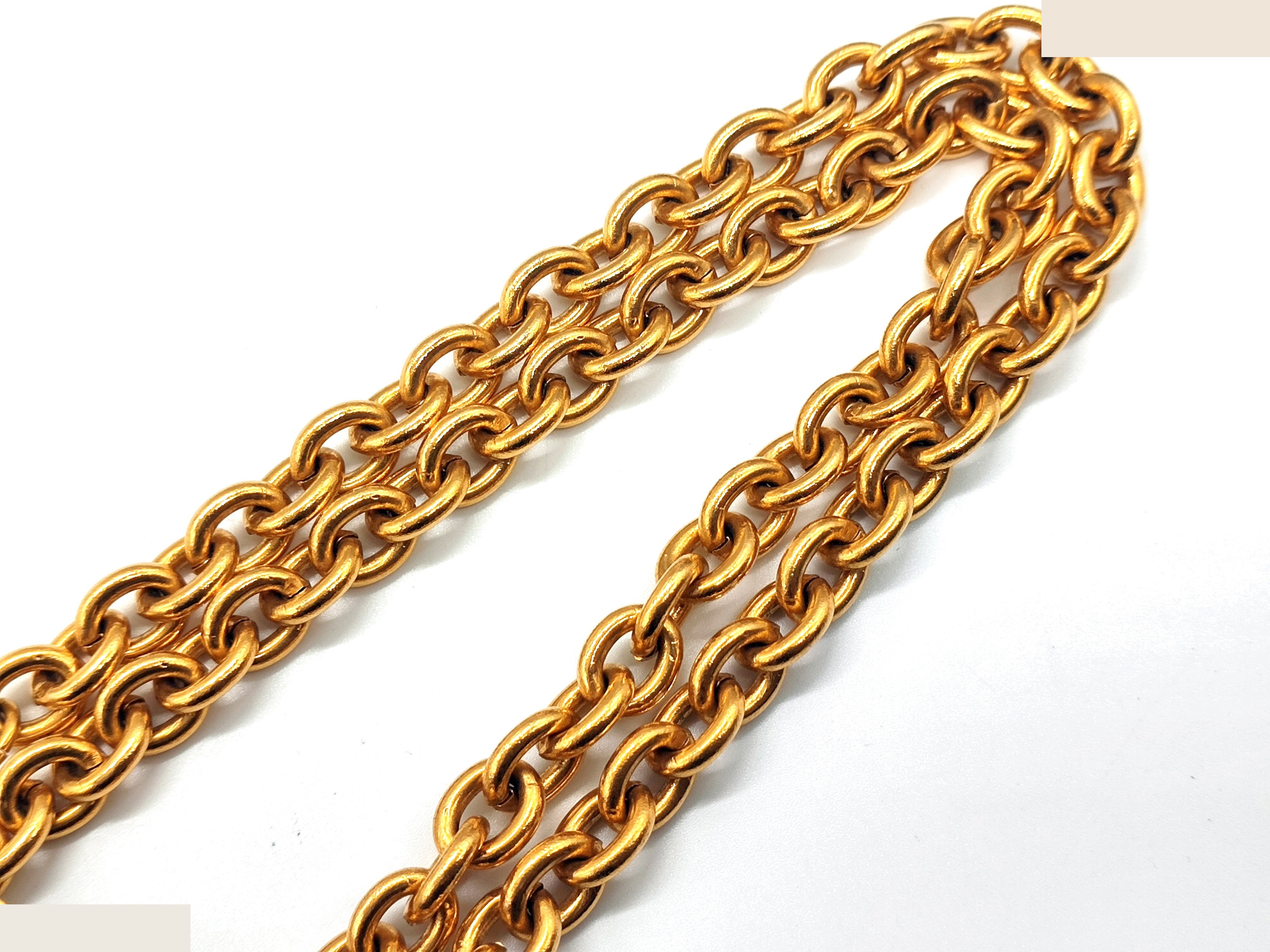 Big Coco Mark Matelassé Necklace, Chain approx. 76cm — view 11
