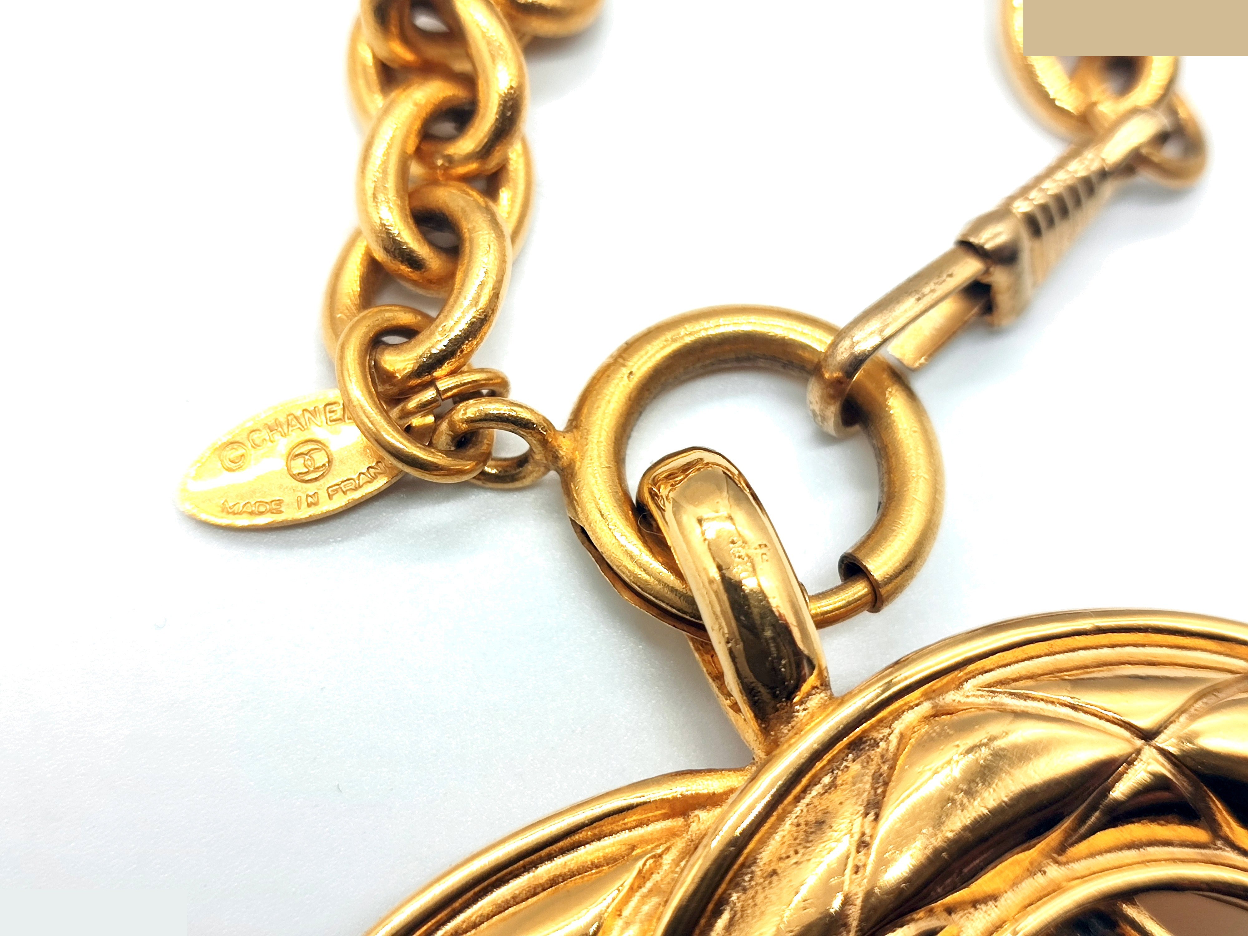 Big Coco Mark Matelassé Necklace, Chain approx. 76cm — view 5