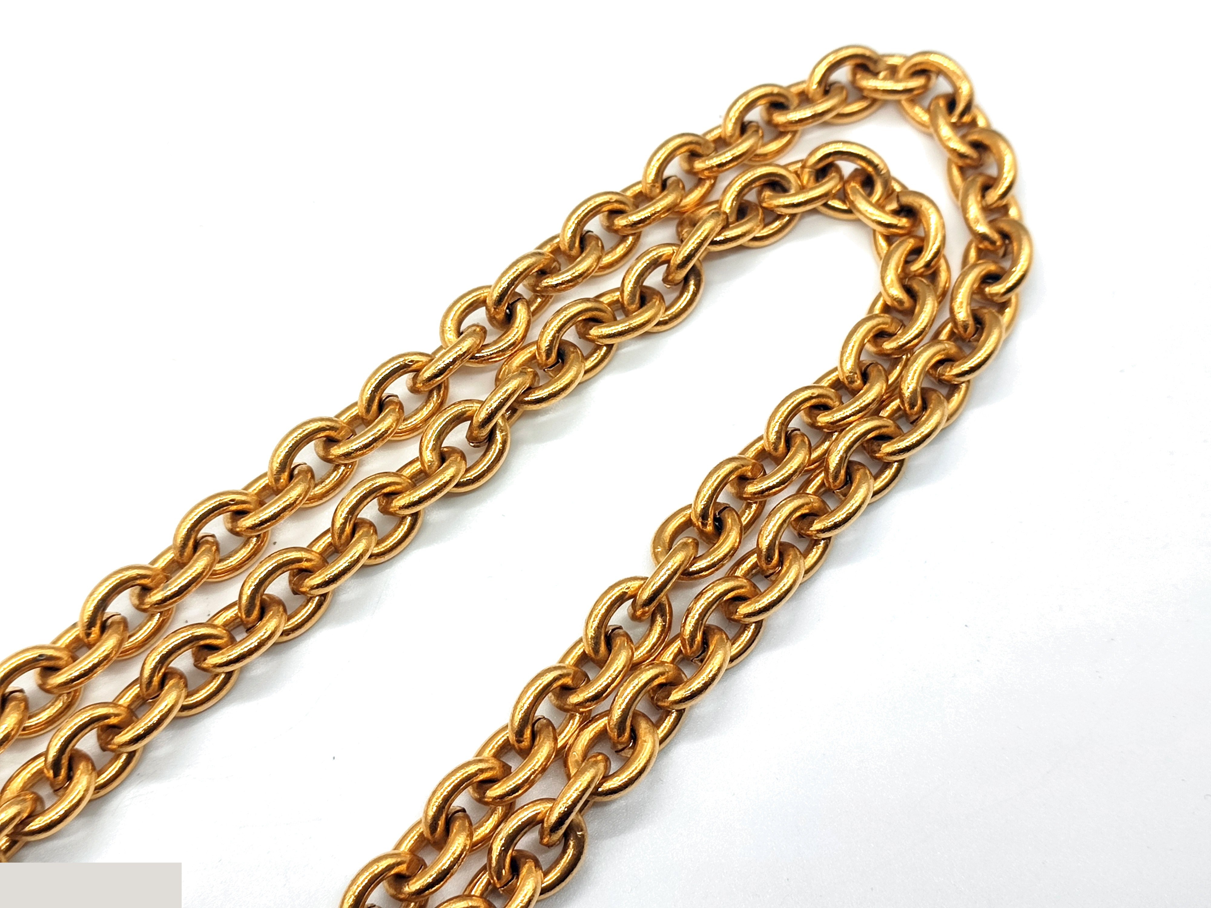 Big Coco Mark Matelassé Necklace, Chain approx. 76cm — view 8