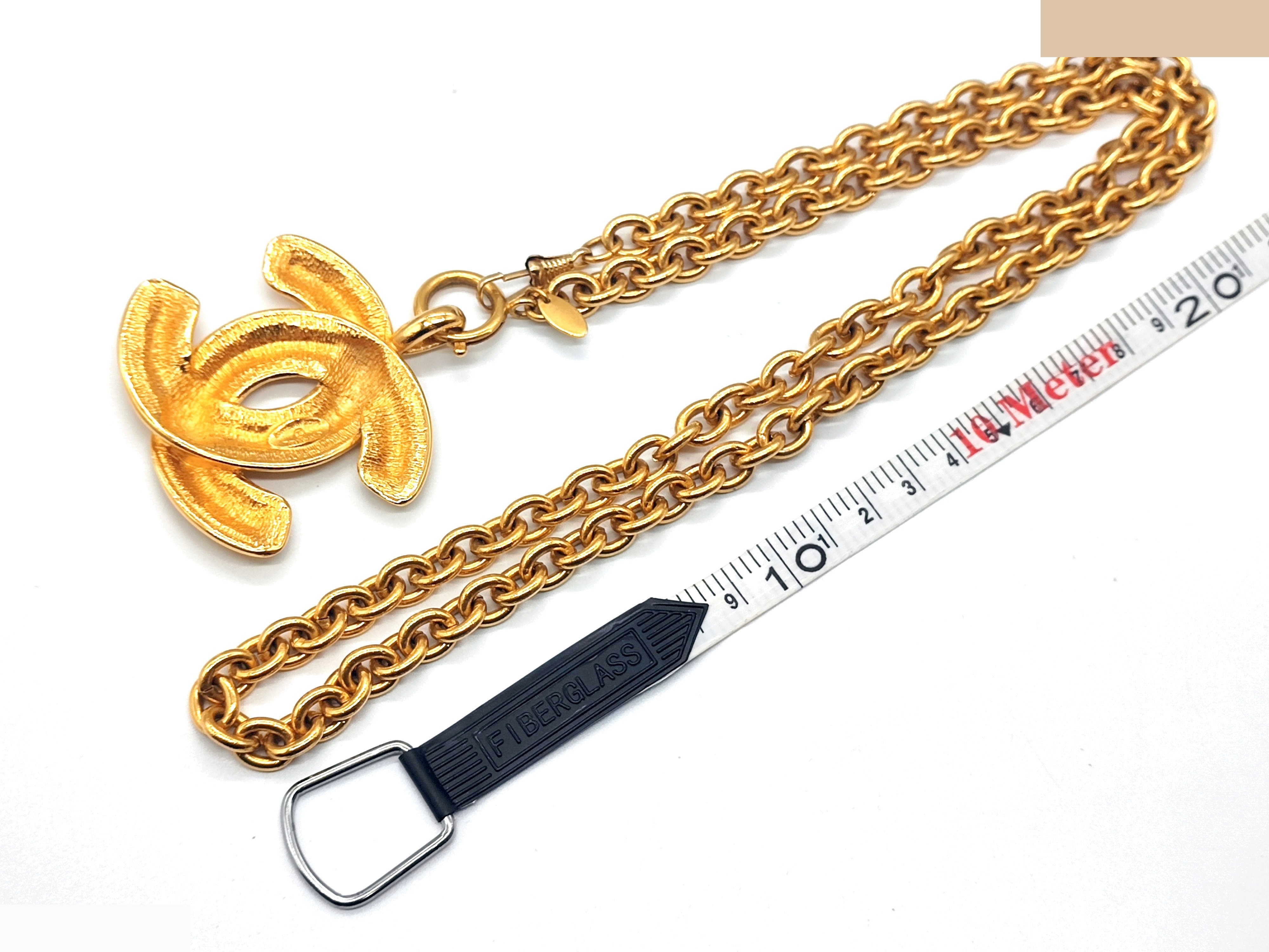 Big Coco Mark Matelassé Necklace, Chain approx. 76cm — view 9