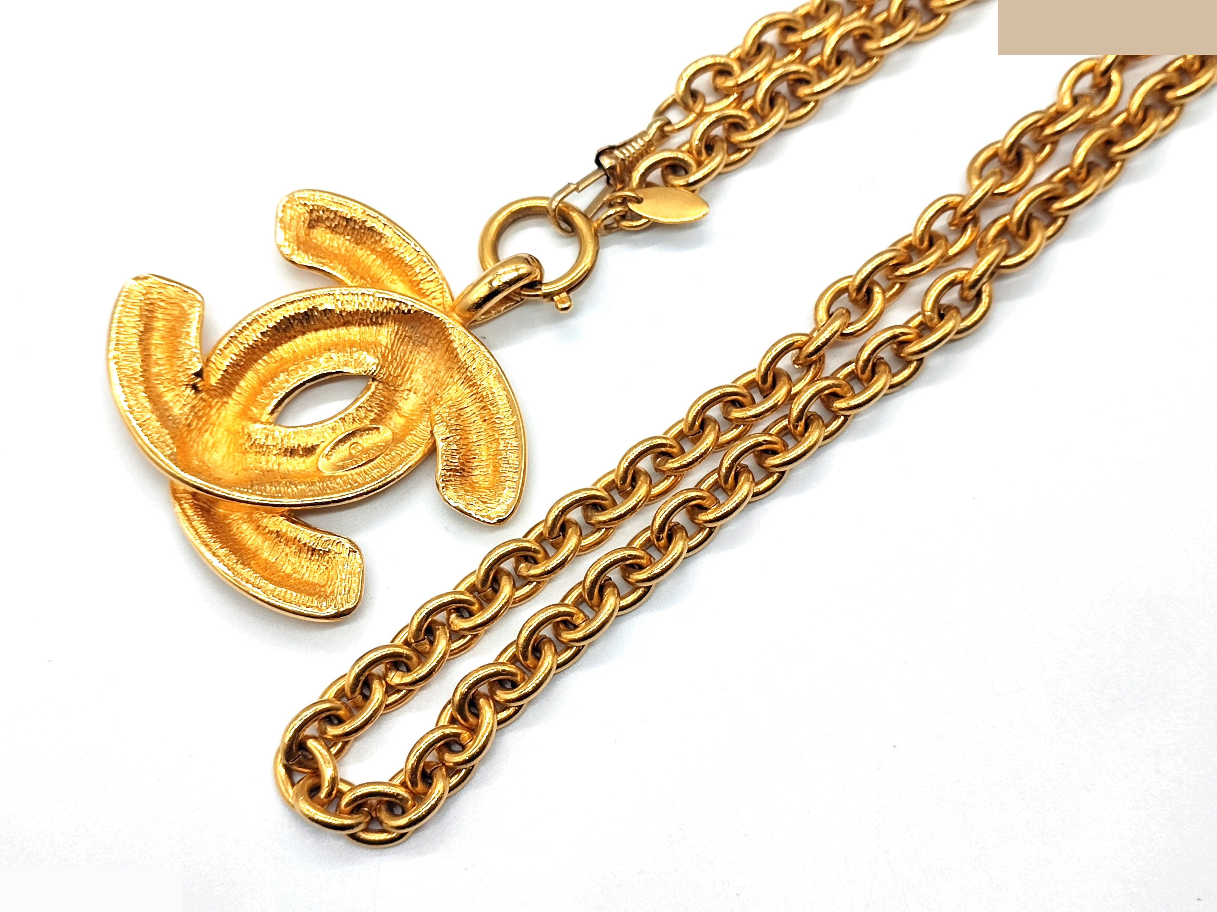 Big Coco Mark Matelassé Necklace, Chain approx. 76cm — view 10