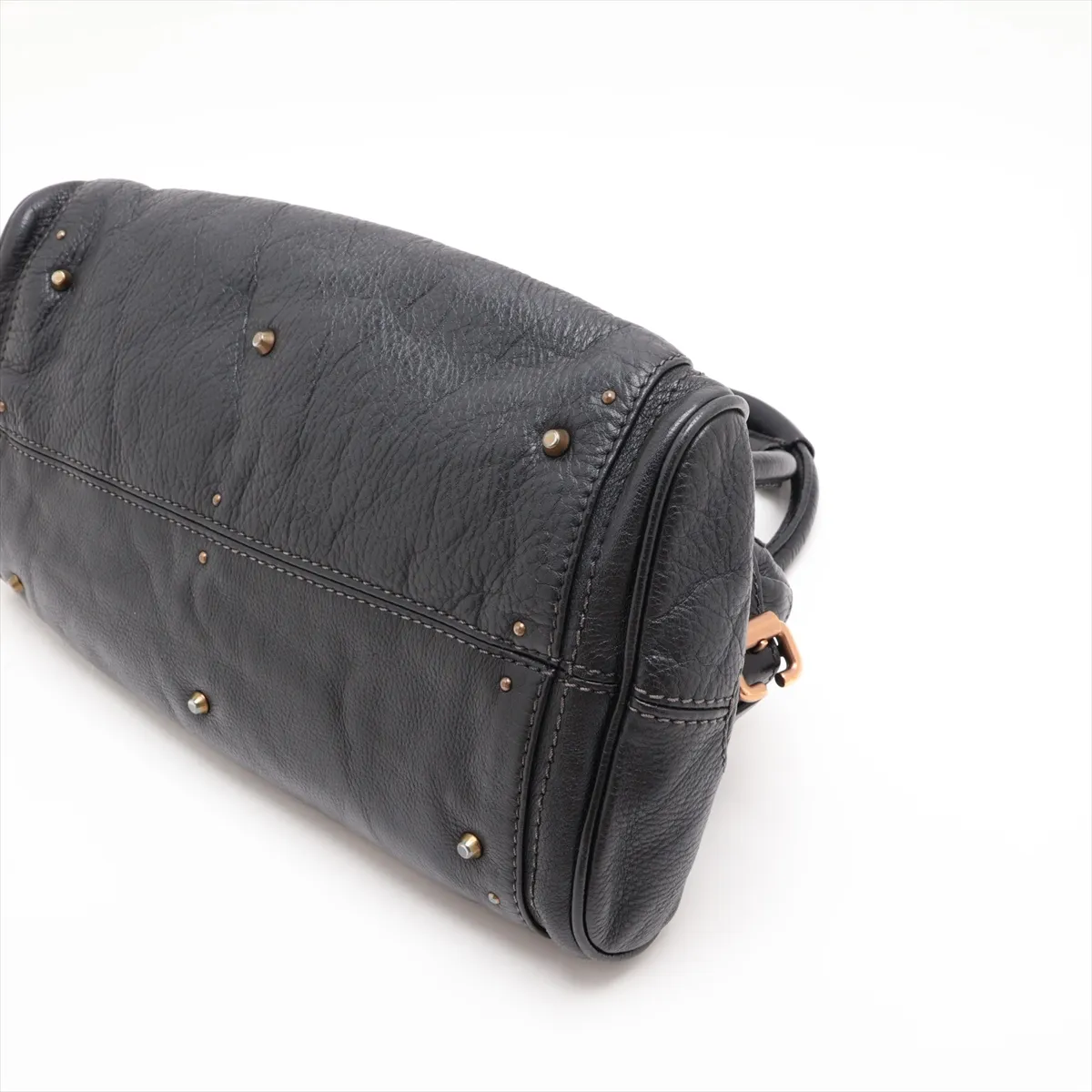 Paddington Leather Handbag, Black — view 3