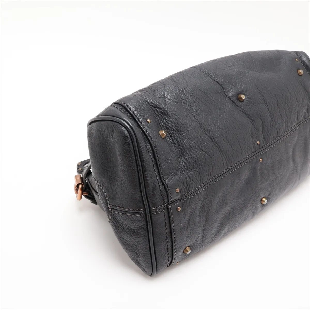 Paddington Leather Handbag, Black — view 4