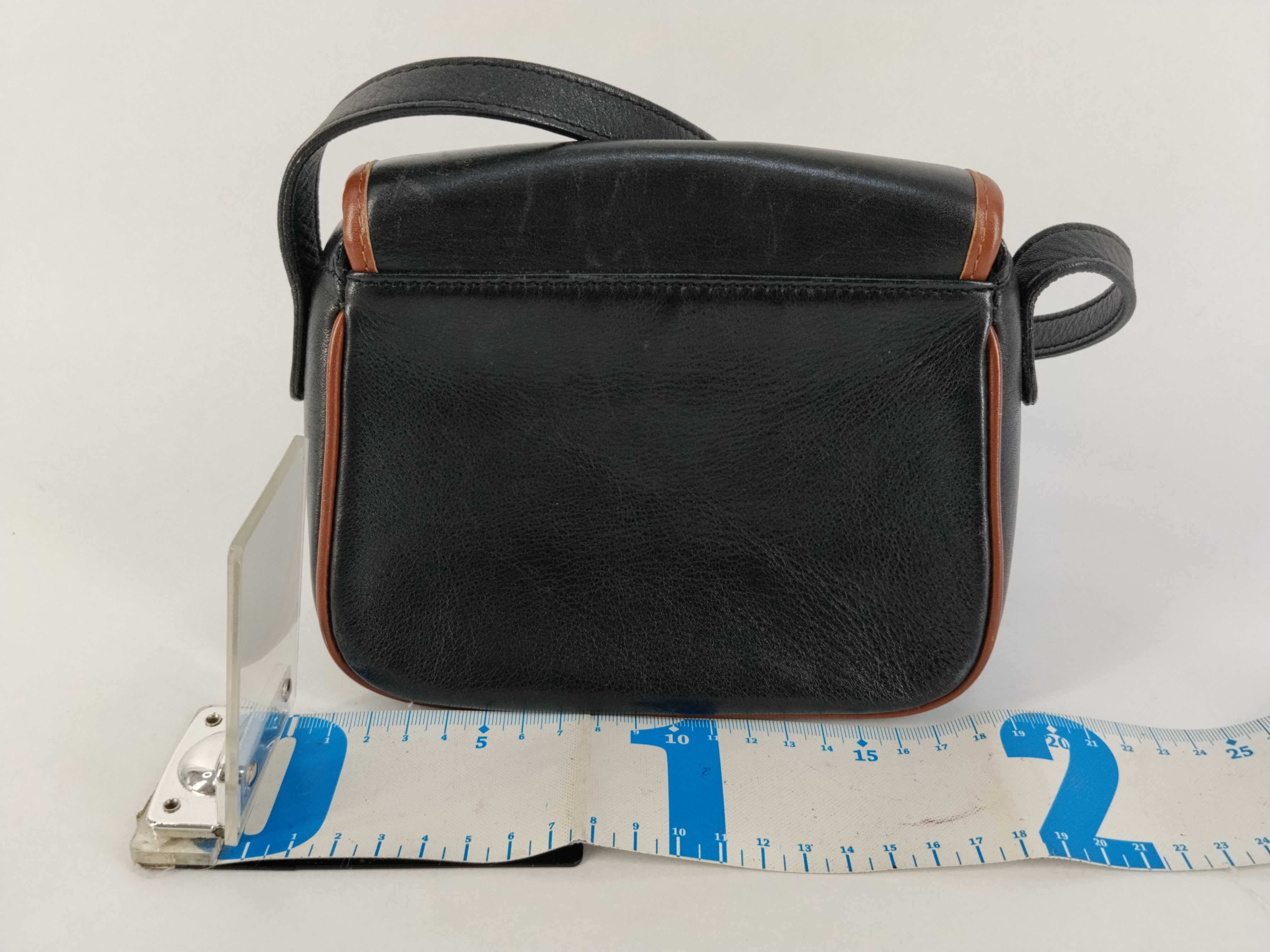 Shoulder Bag Leather Black Brown Shoulder Bag — view 2