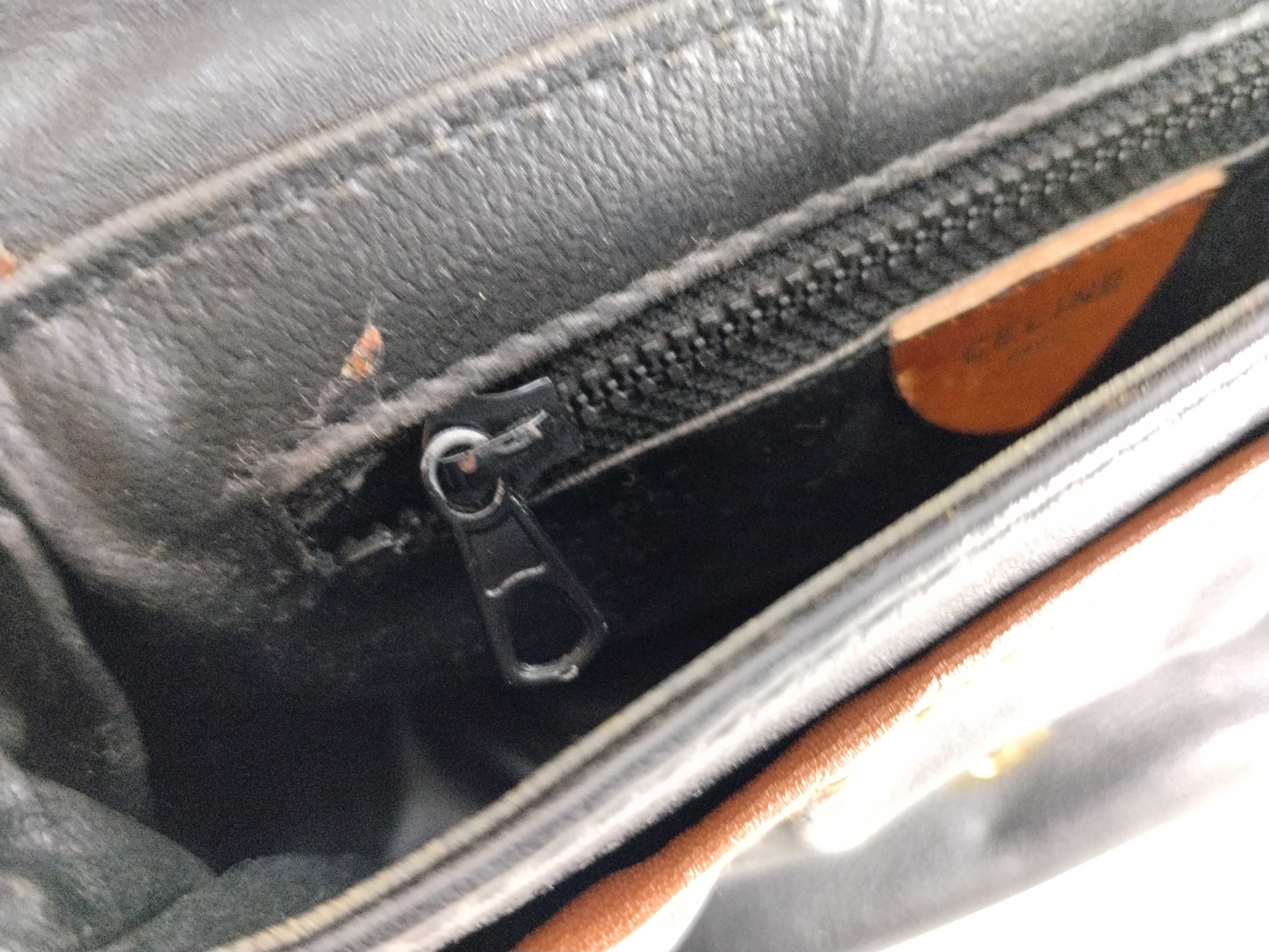 Shoulder Bag Leather Black Brown Shoulder Bag — view 13