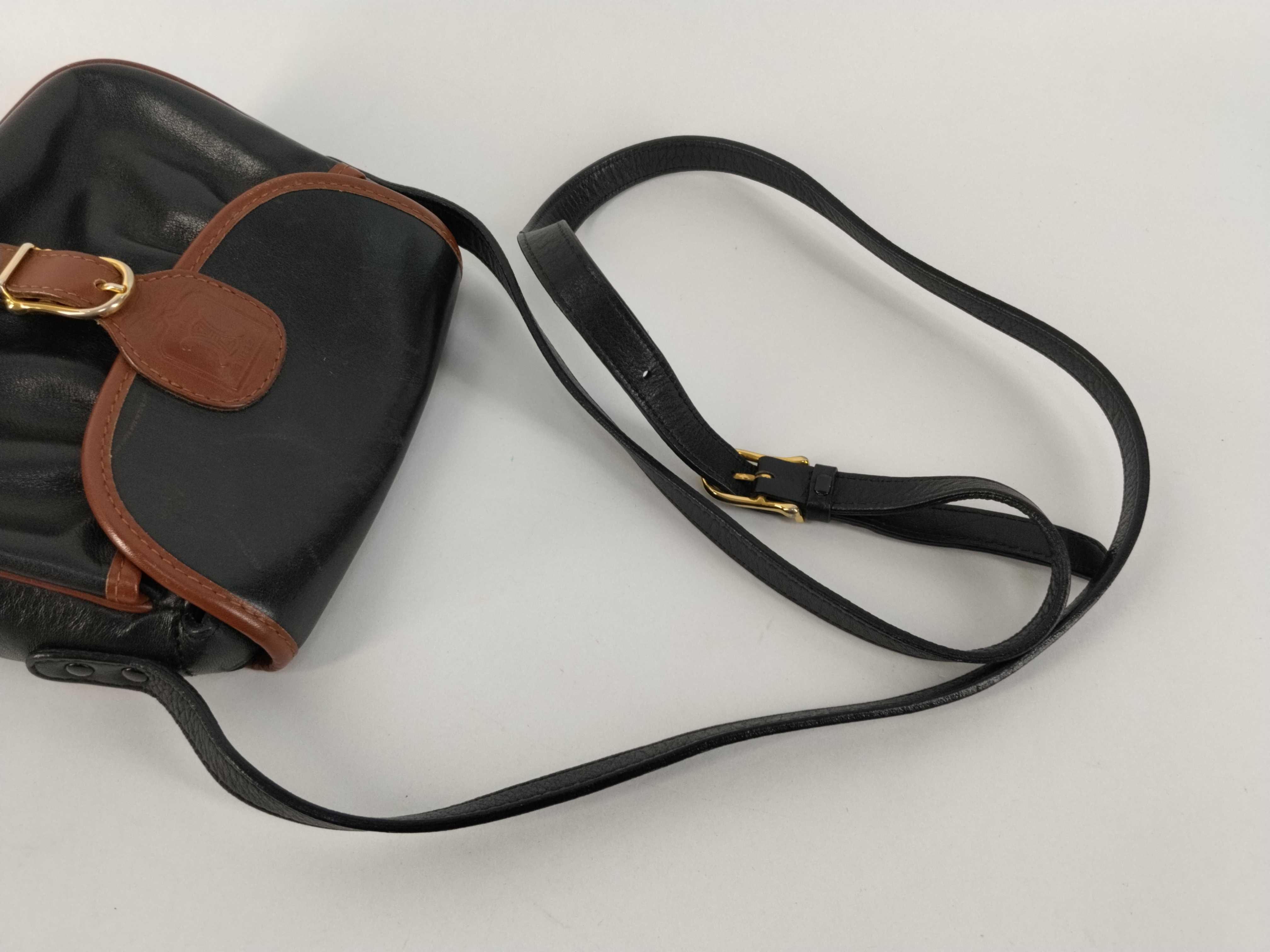 Shoulder Bag Leather Black Brown Shoulder Bag — view 3