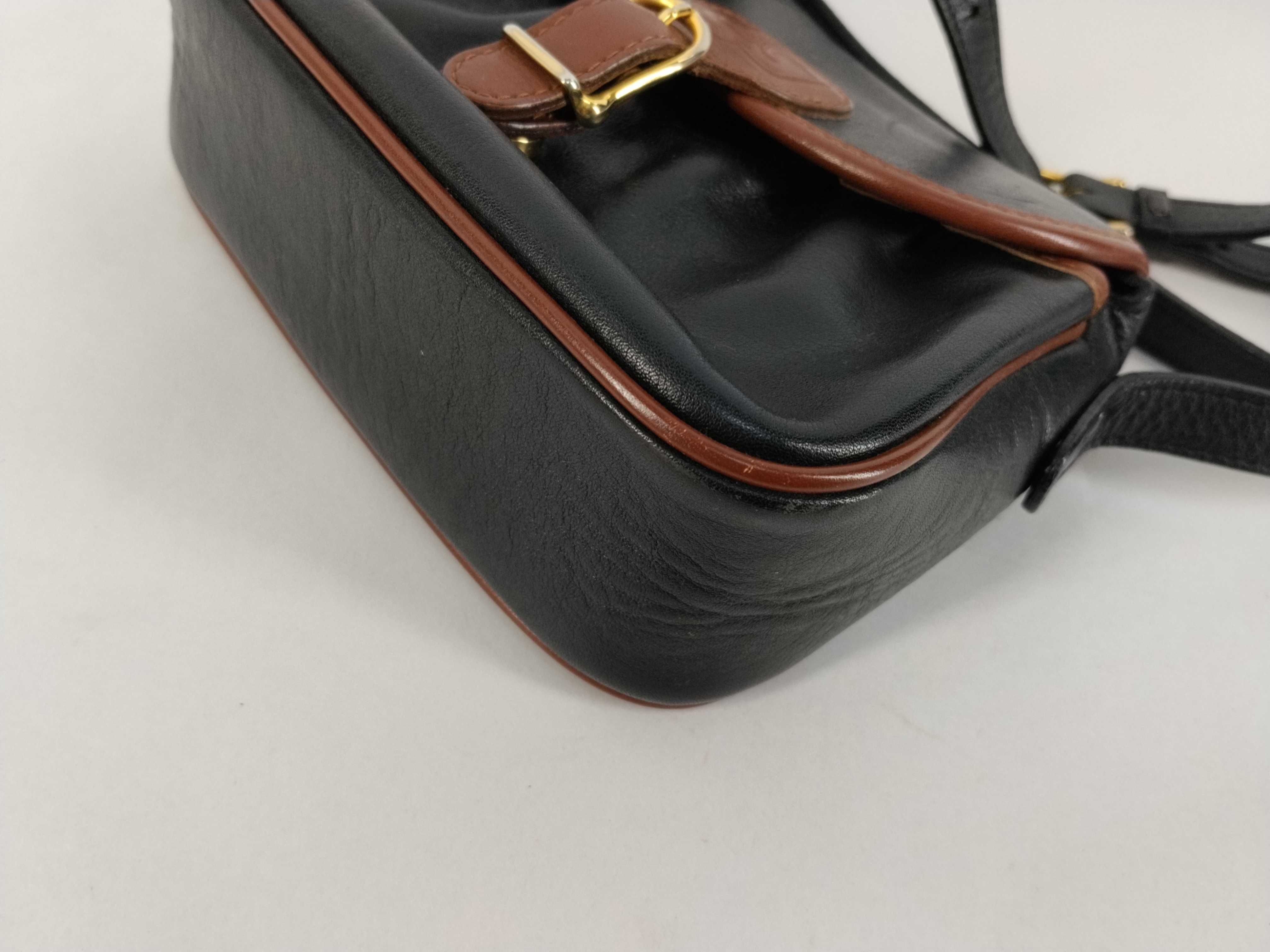 Shoulder Bag Leather Black Brown Shoulder Bag — view 6