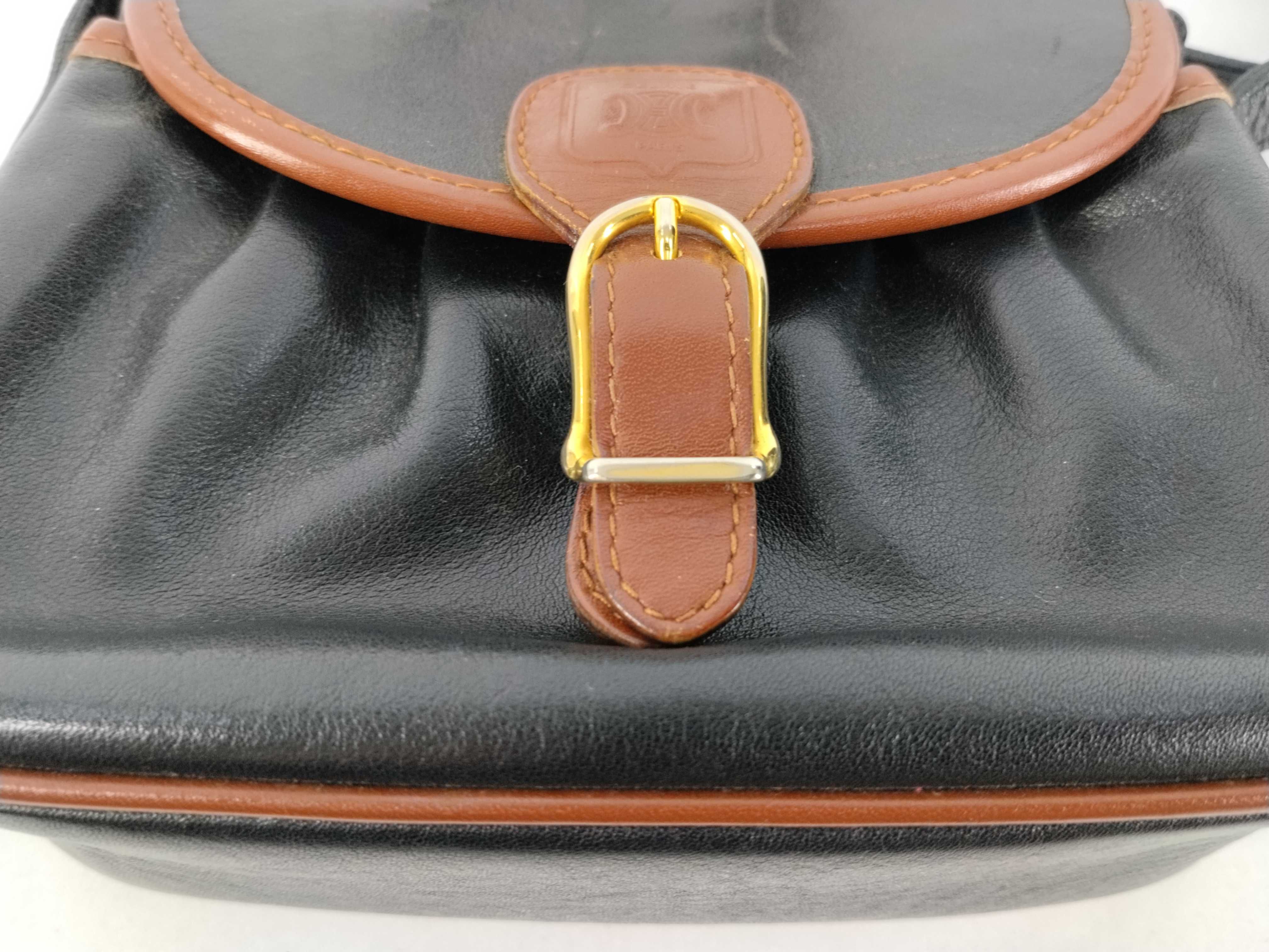 Shoulder Bag Leather Black Brown Shoulder Bag — view 8