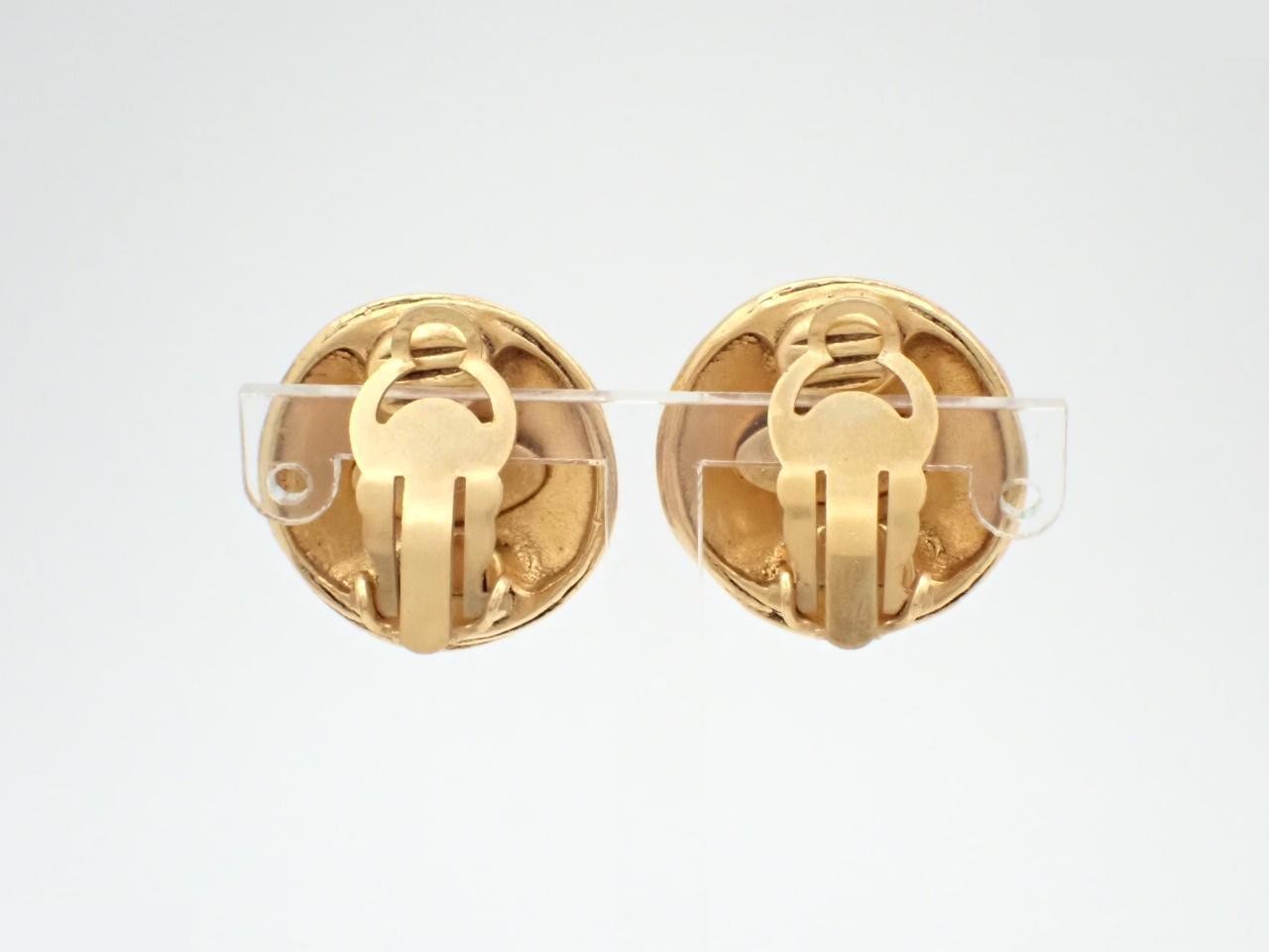 Coco Mark Gold Earrings 94A — view 2