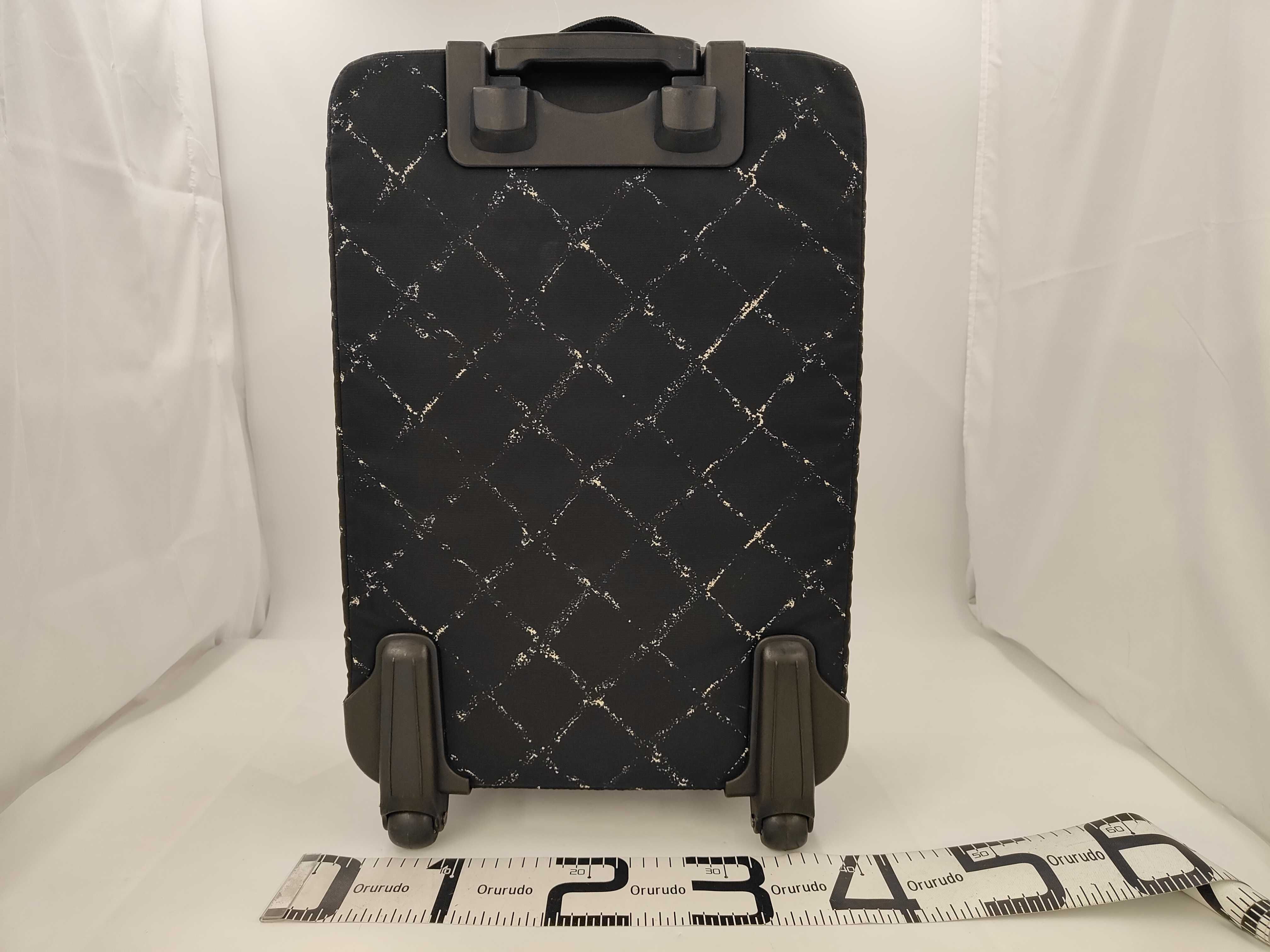 Nylon Travel Carry Bag with Silver Hardware, Black, 5909445 — view 2