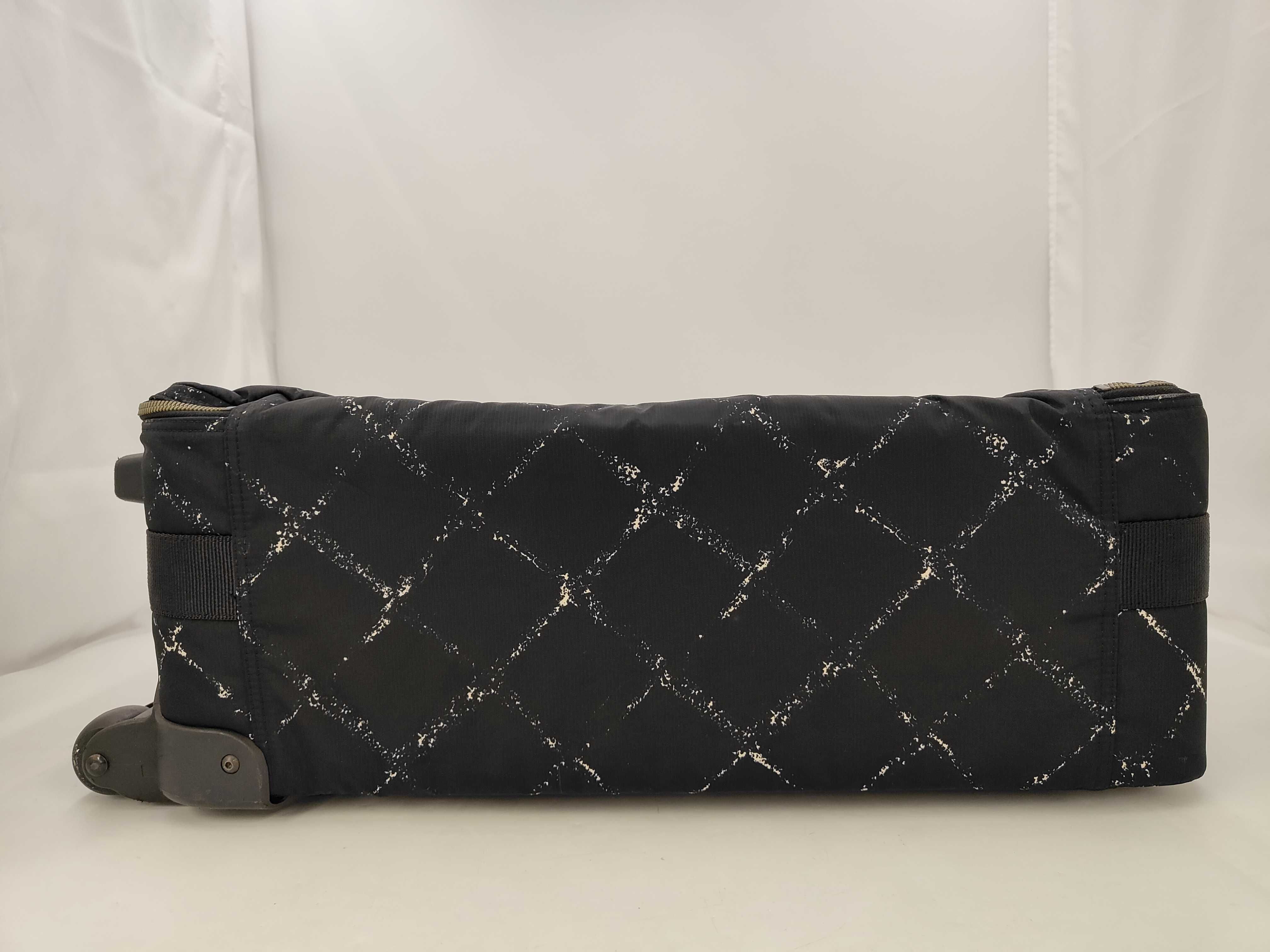 Nylon Travel Carry Bag with Silver Hardware, Black, 5909445 — view 5
