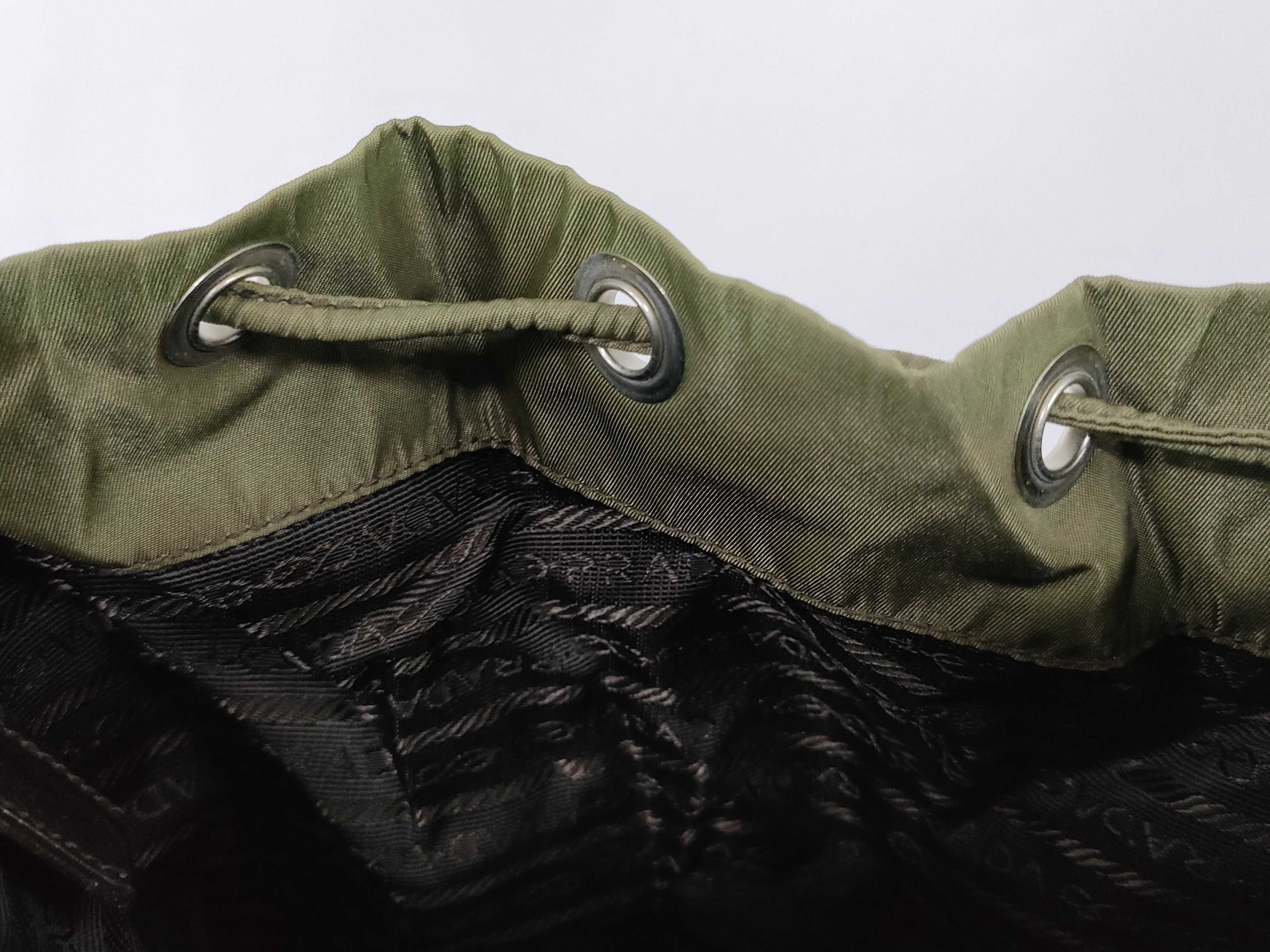Nylon Backpack, Khaki Nylon Backpack — view 12