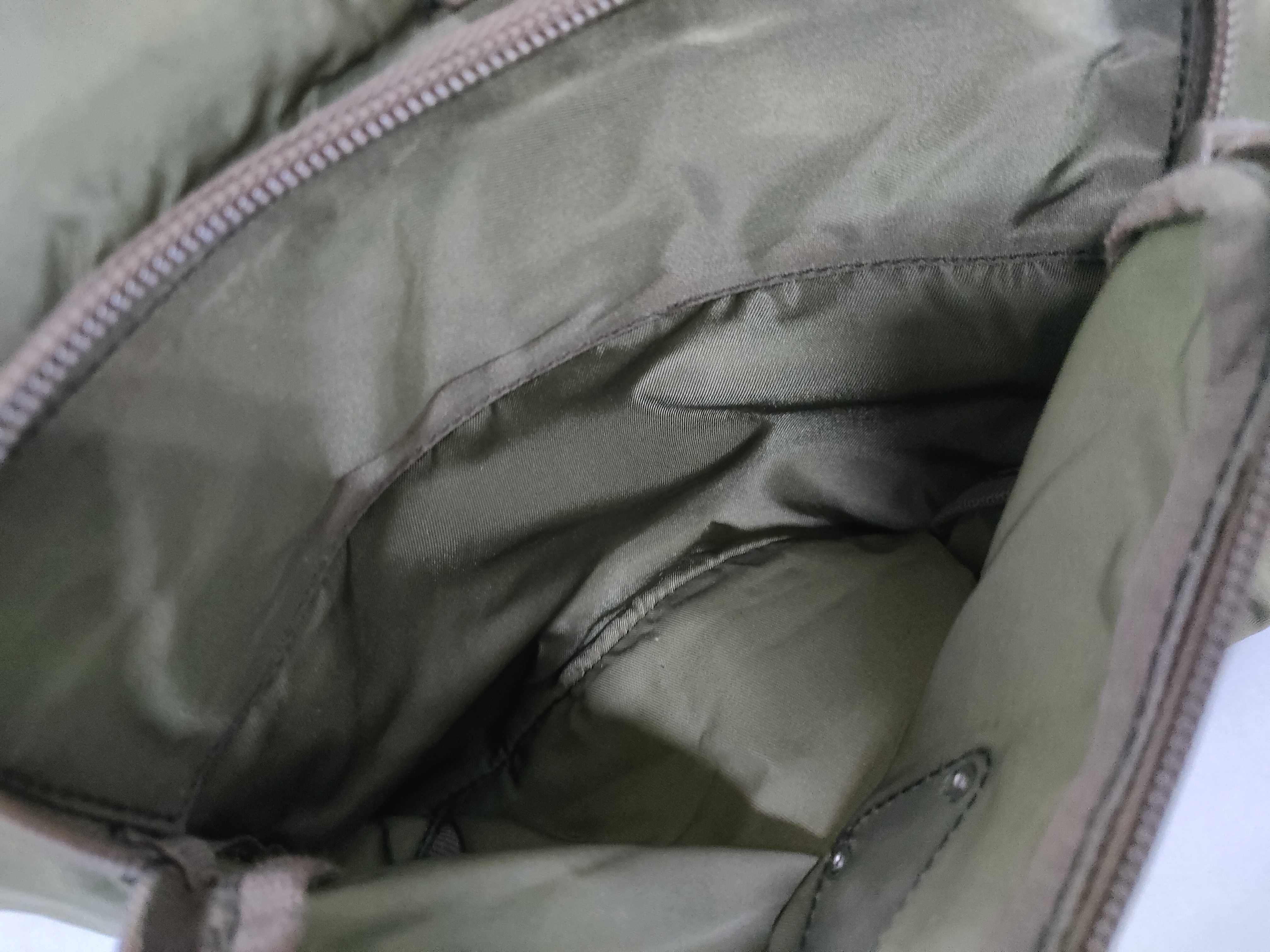 Nylon Backpack, Khaki Nylon Backpack — view 13