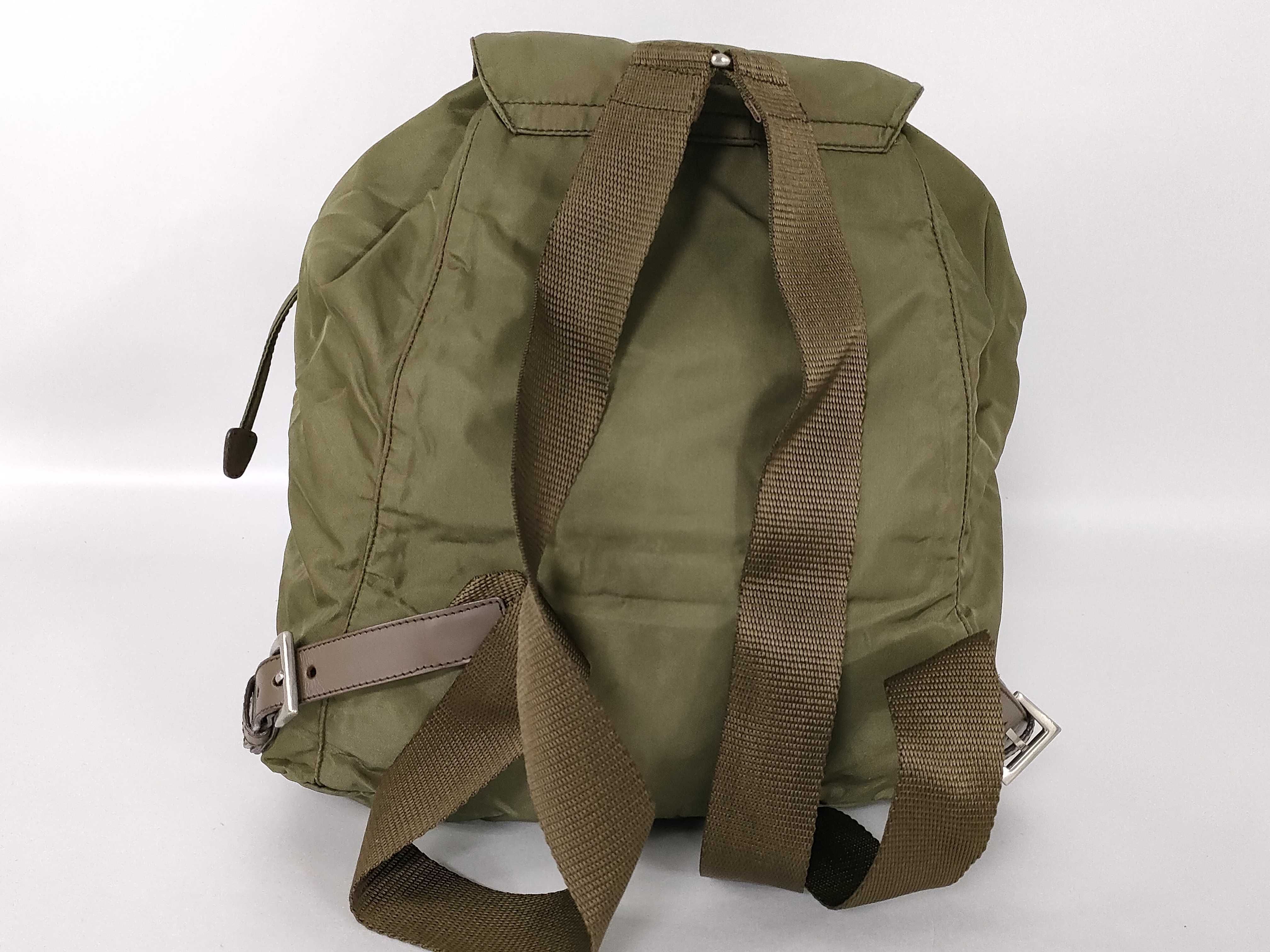 Nylon Backpack, Khaki Nylon Backpack — view 3