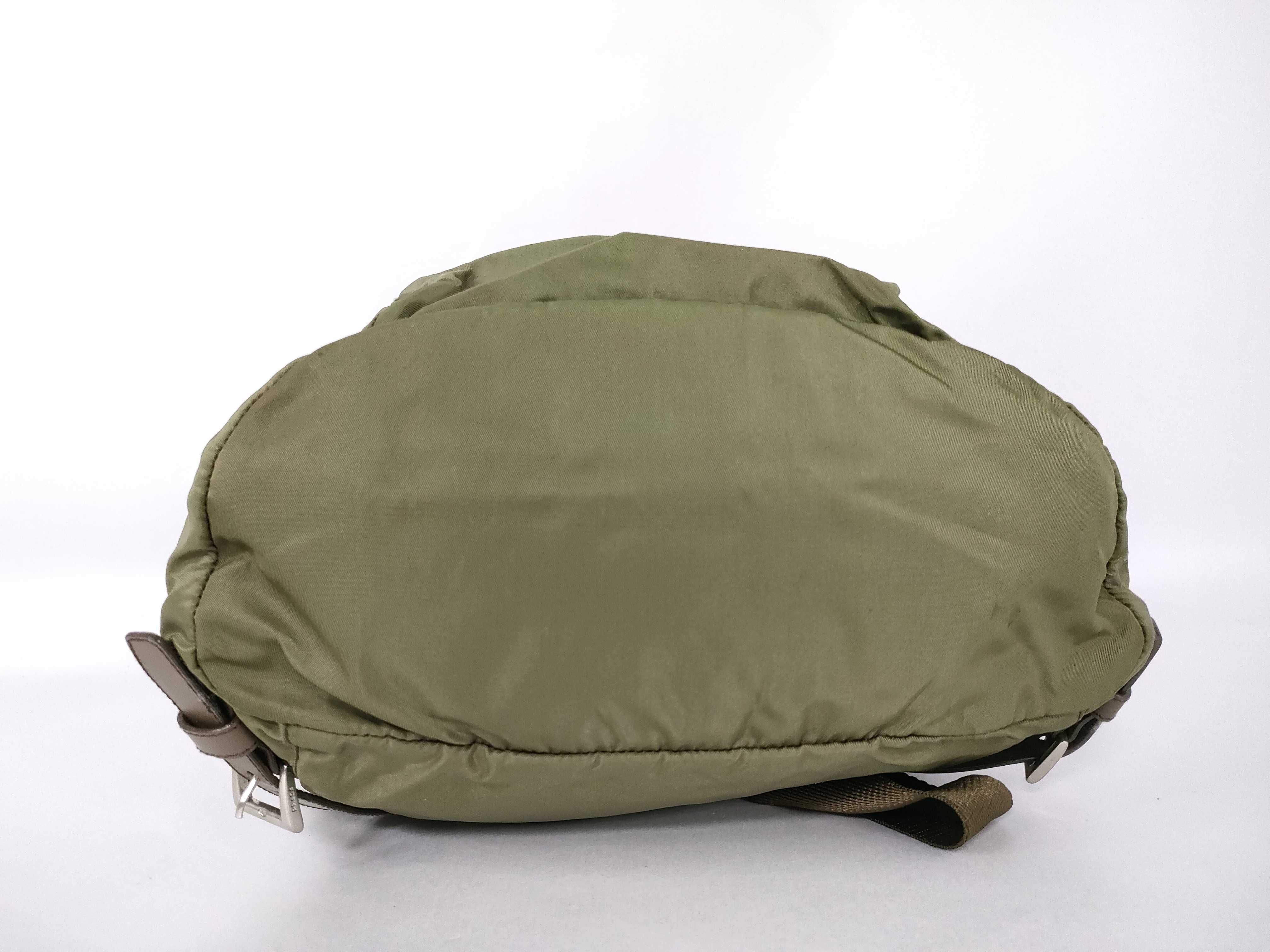 Nylon Backpack, Khaki Nylon Backpack — view 7