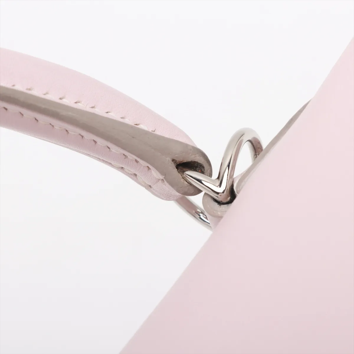 [Individually wrapped] Hermes Kelly 25 Le Tourne Vaux Swift Rose Dragee Silver hardware L:2008 — view 13