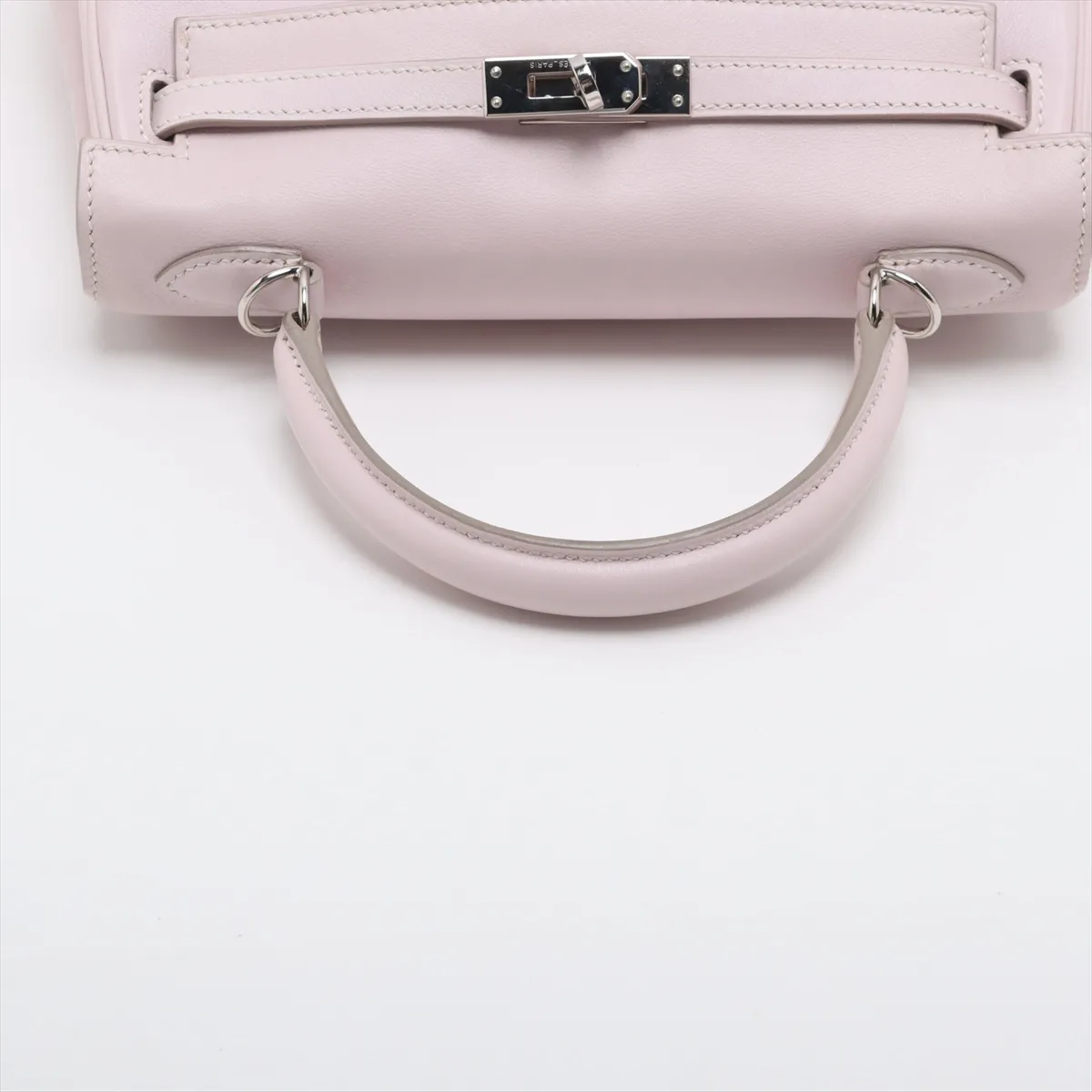[Individually wrapped] Hermes Kelly 25 Le Tourne Vaux Swift Rose Dragee Silver hardware L:2008 — view 5