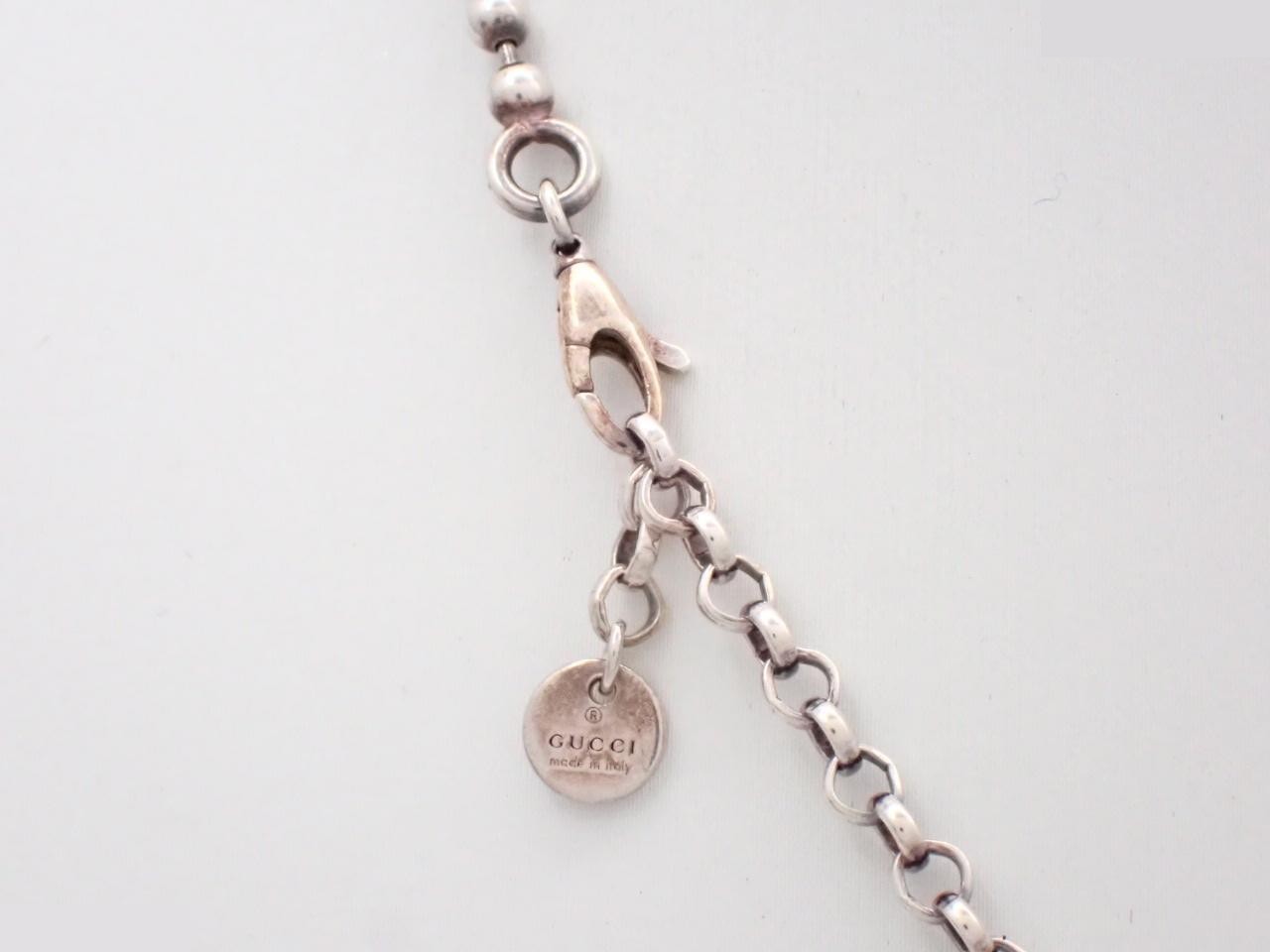 Interlocking G Necklace, Ball Chain, AG925, 16.7g — view 2