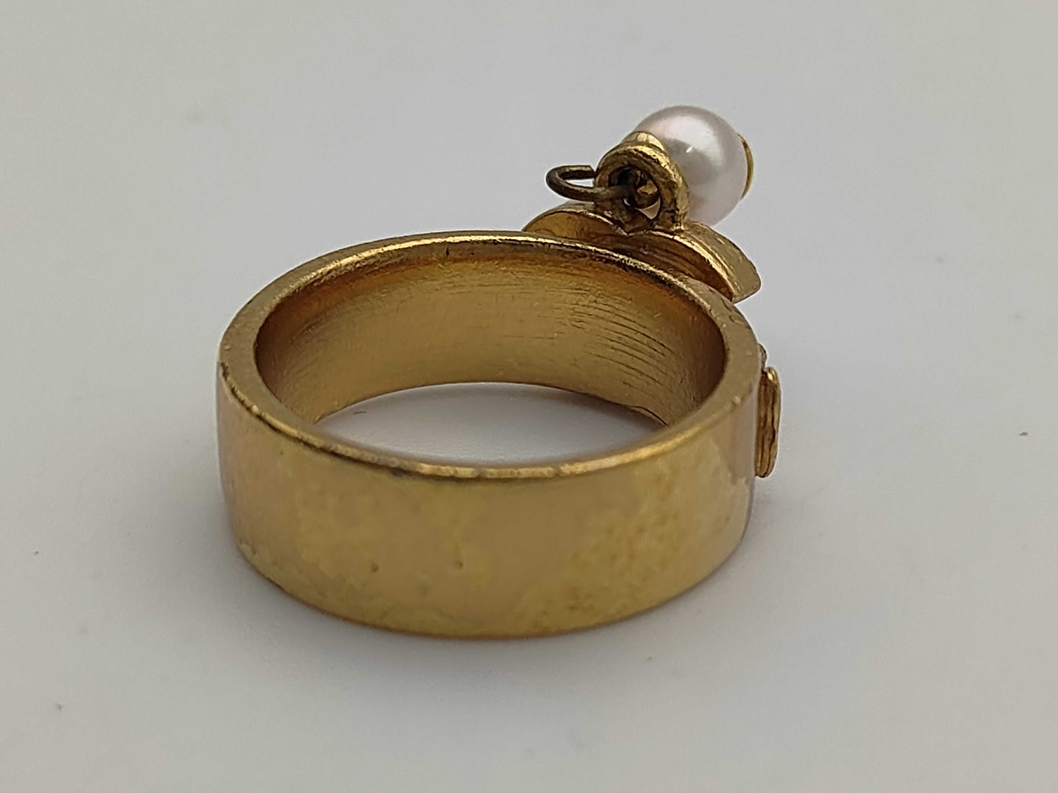 Coco Mark/Gold/Pearl/02P Ring — view 3