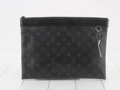 Monogram Eclipse Pochette Discovery Clutch Bag