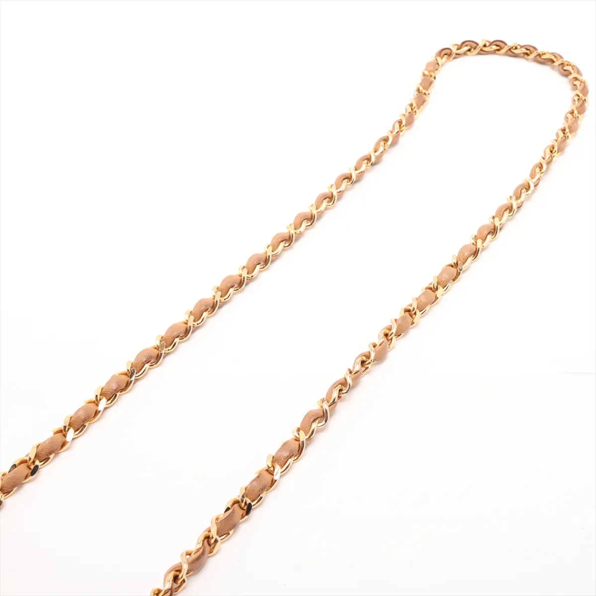 Mini Matelassé Lambskin Chain Shoulder Bag, Push Lock, Beige, Gold Hardware, 338004, Series 3 — view 5
