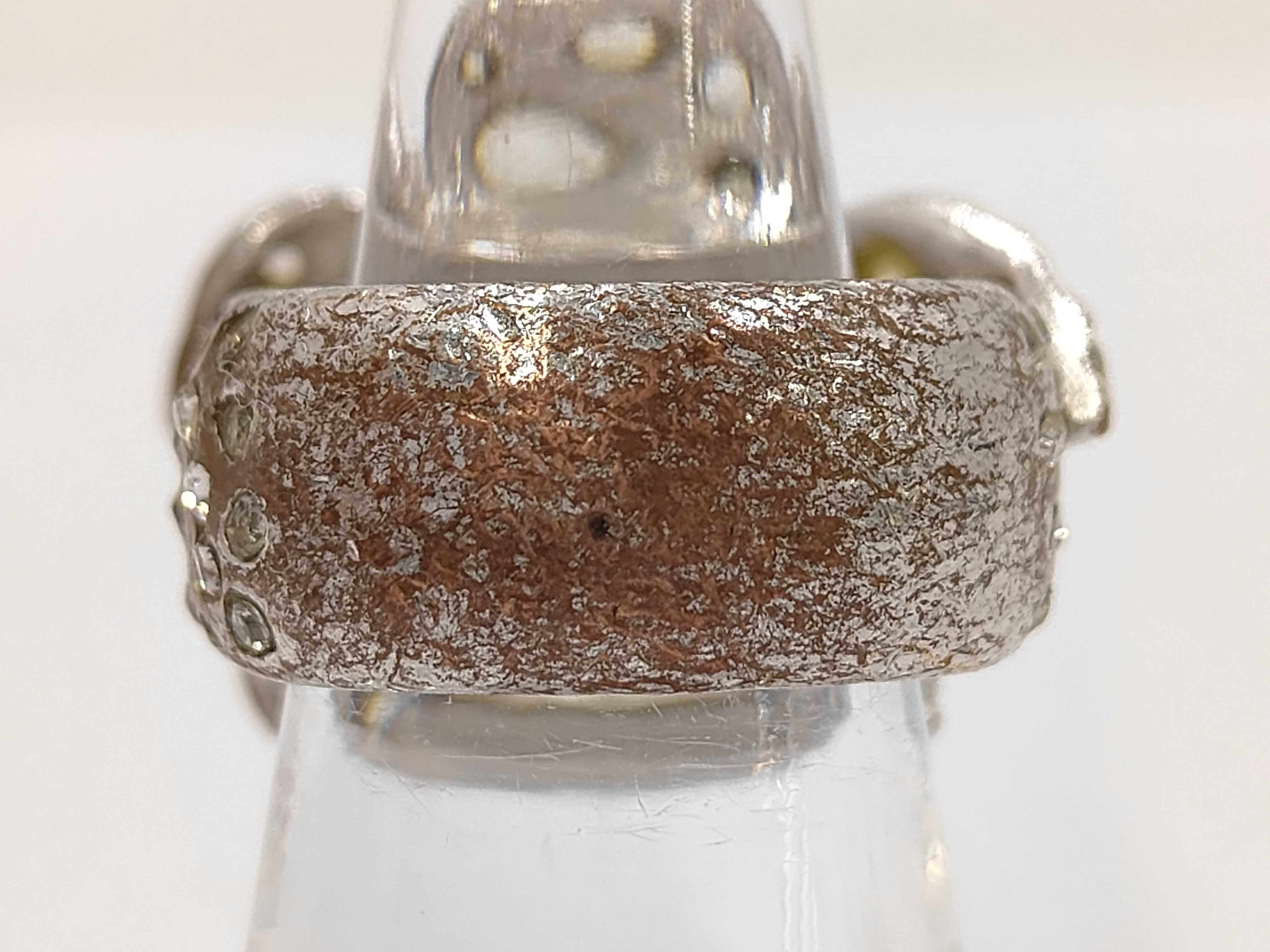 Rhinestone Ring, Silver Ring — view 3