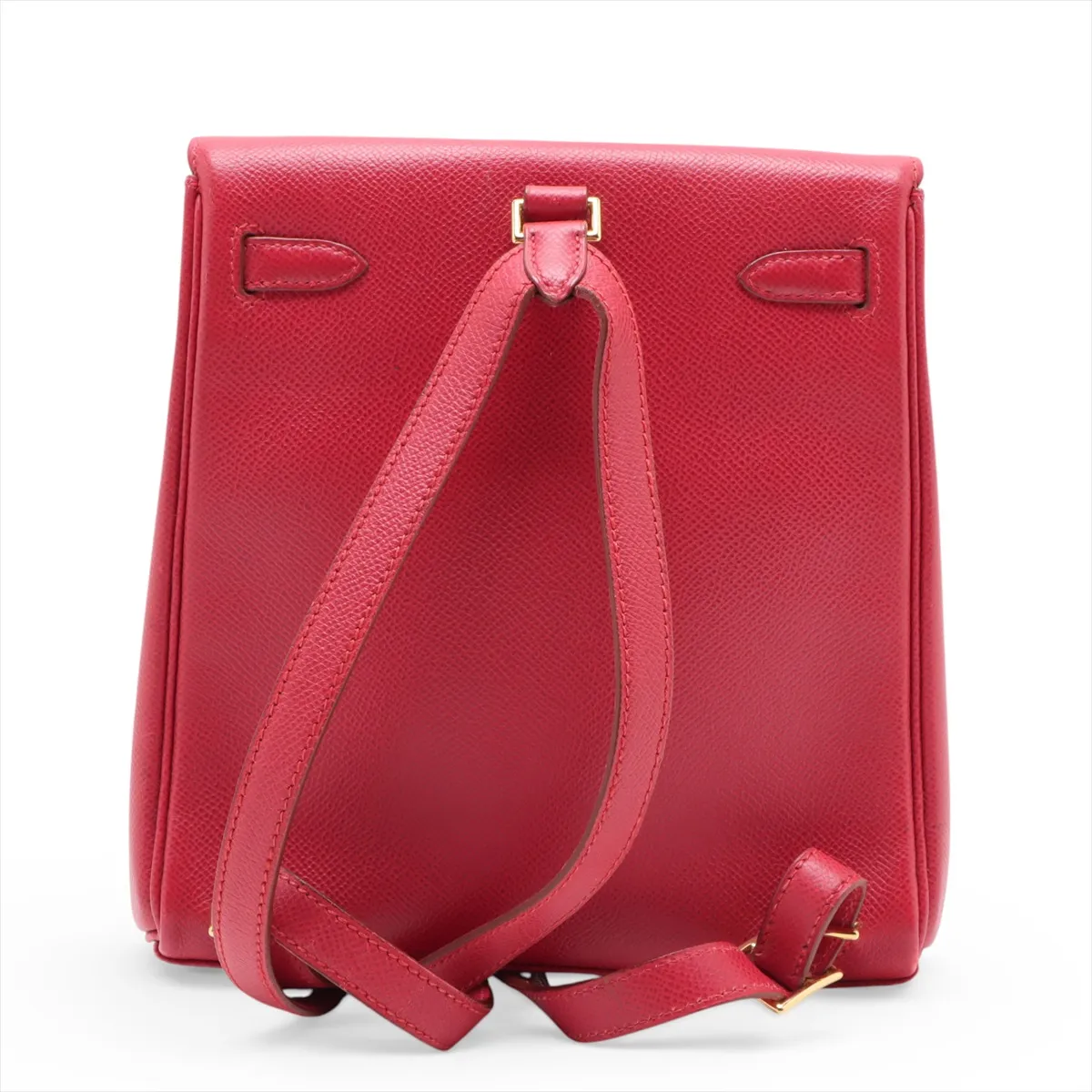 [Individually wrapped] Hermes Kelly Ad PM Couchevel Rouge Vif Gold hardware A:1997 — view 2