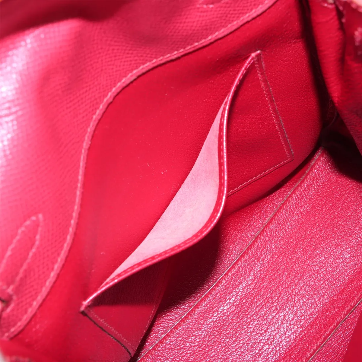 [Individually wrapped] Hermes Kelly Ad PM Couchevel Rouge Vif Gold hardware A:1997 — view 8