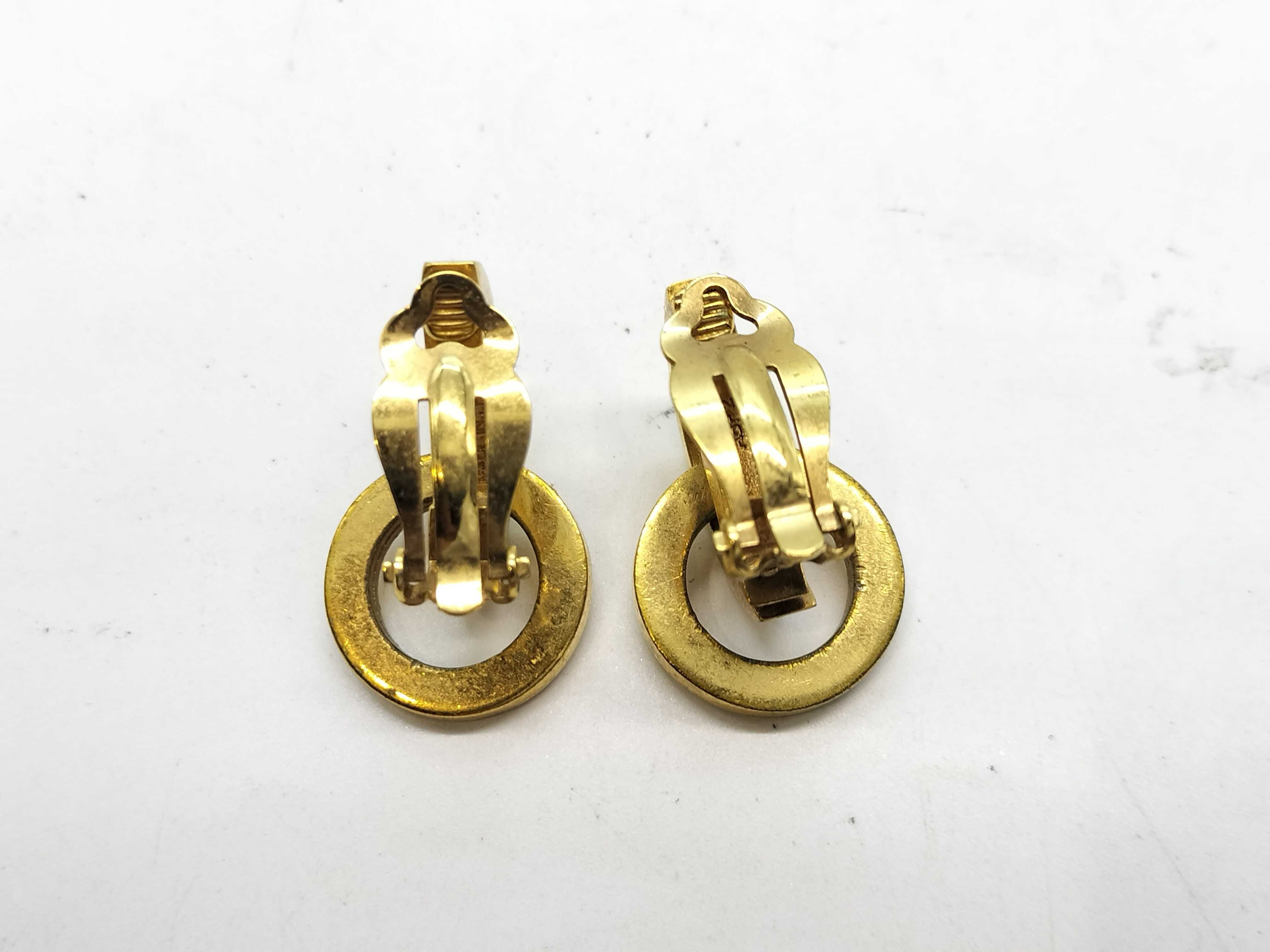 Circle Logo Earrings — view 2
