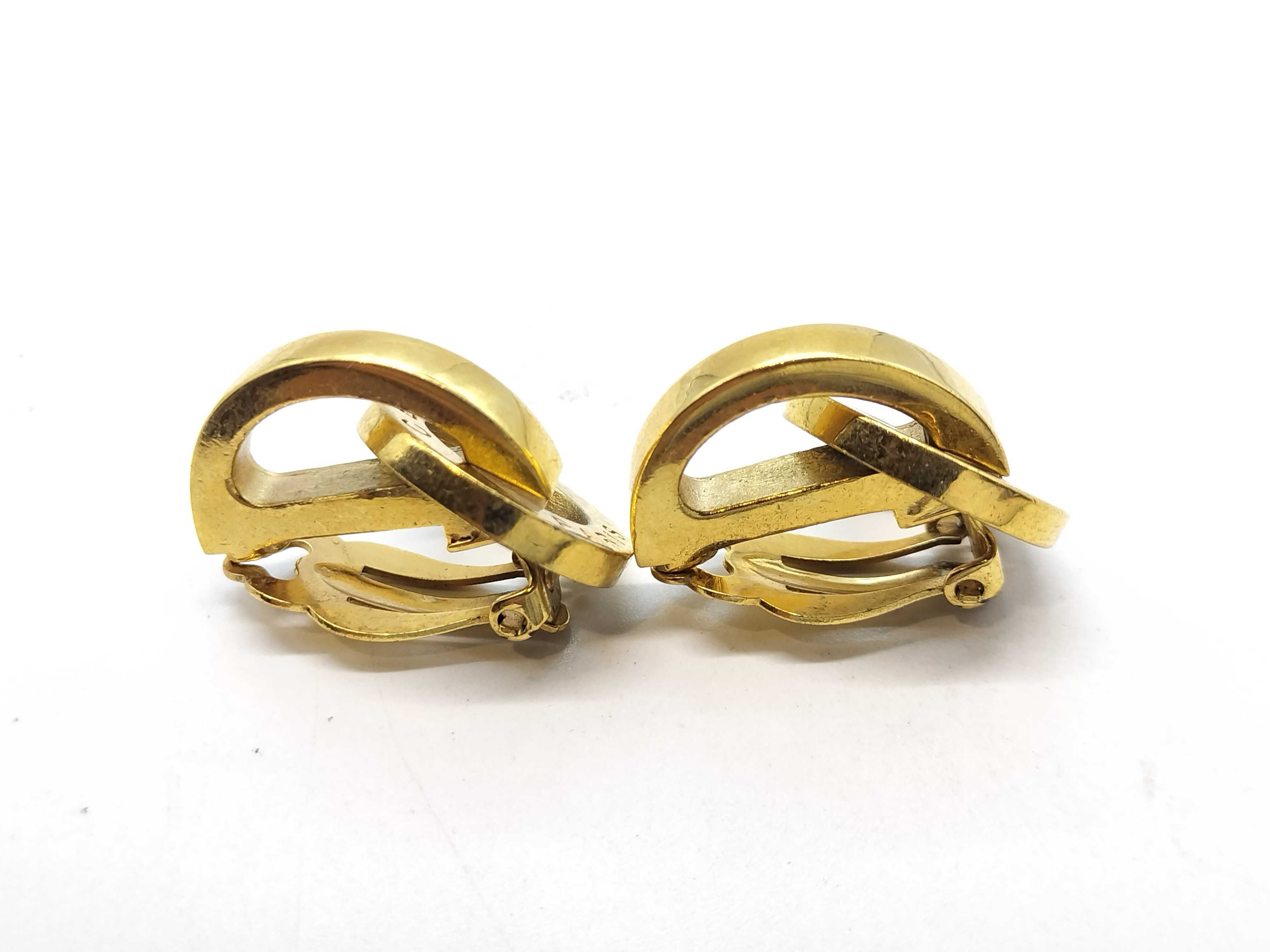 Circle Logo Earrings — view 3