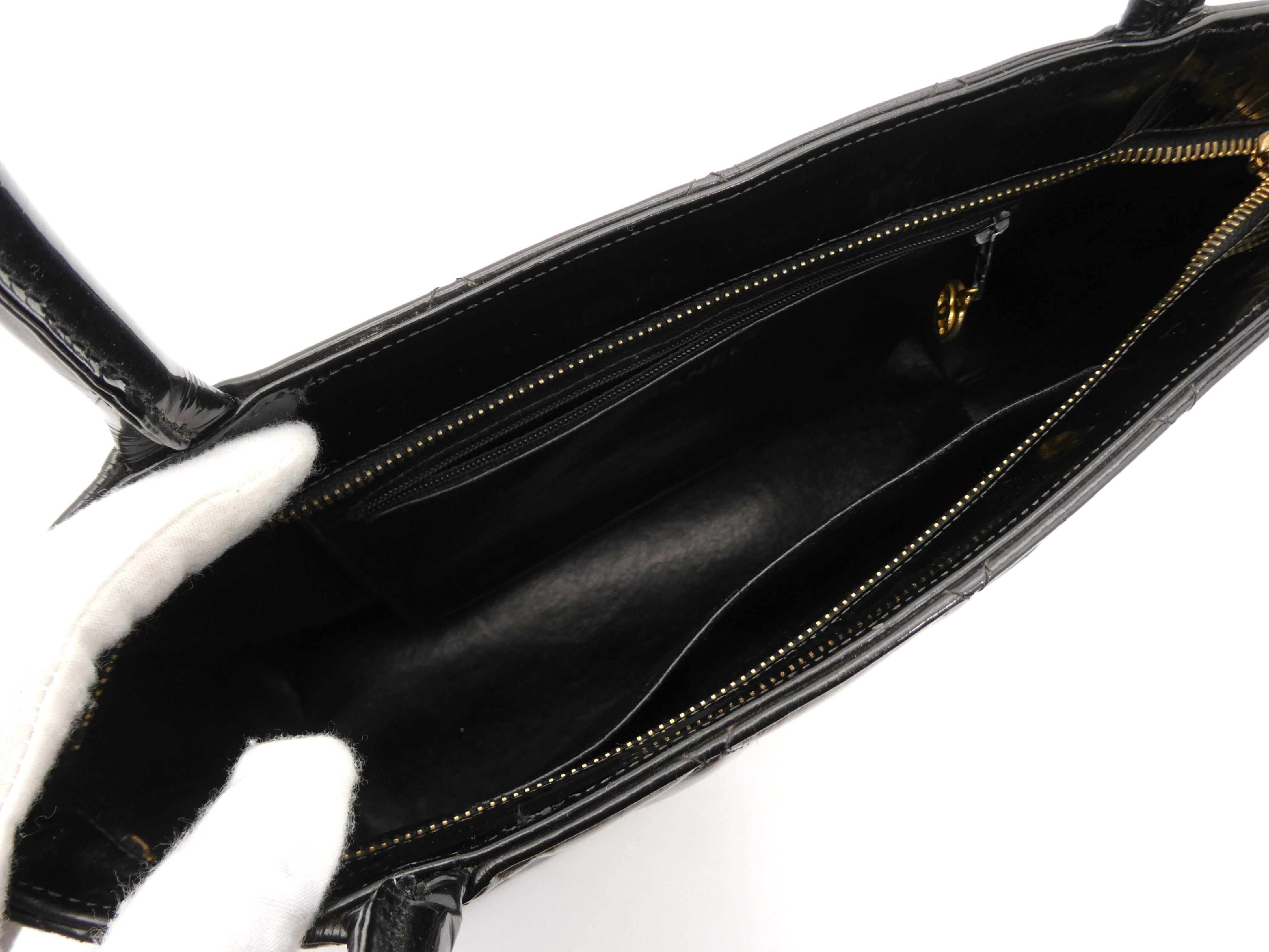 Reissue Tote Bag with Coco Mark - Enamel — view 7