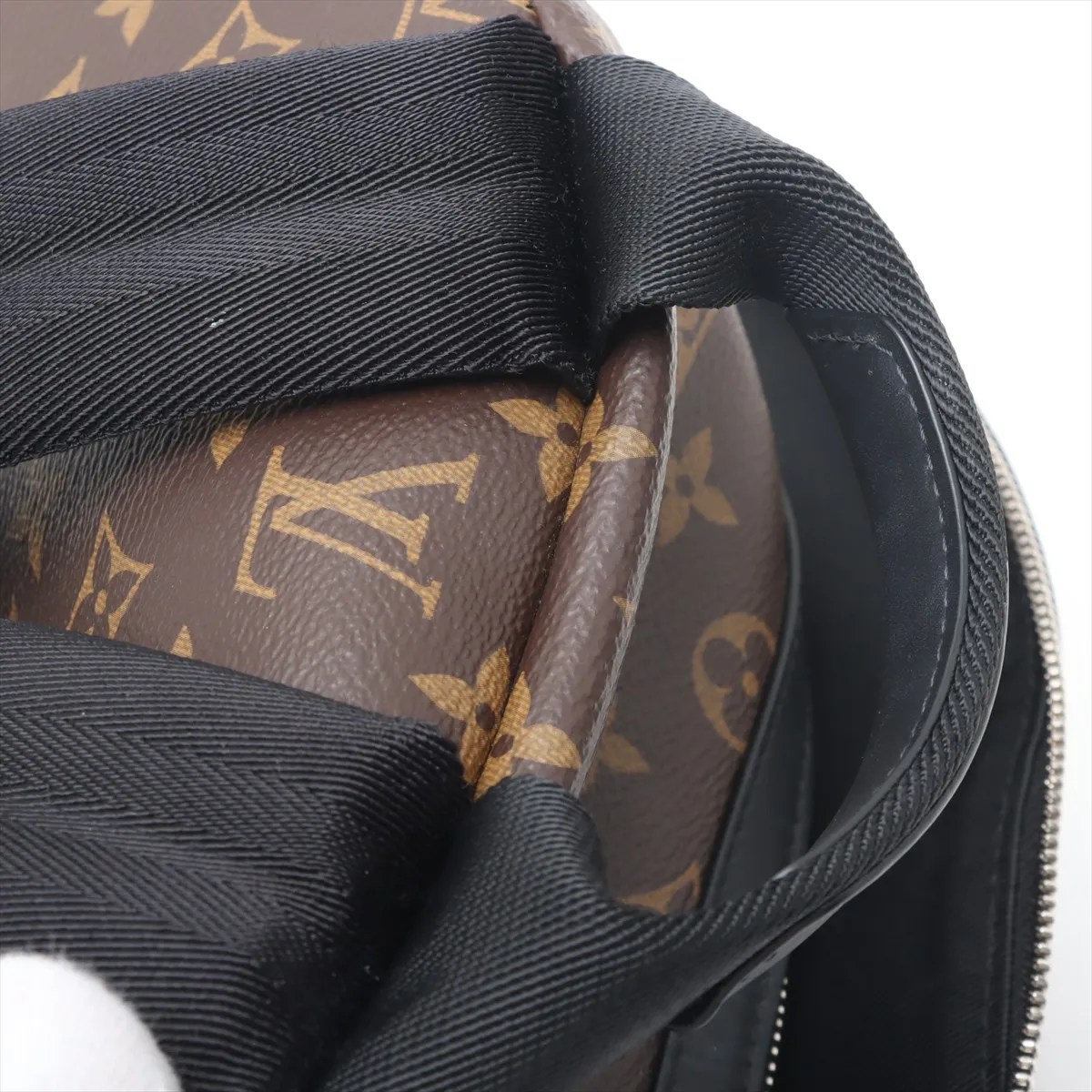 Monogram Macassar Discovery Backpack PM M46684 Brown x Black (RFID detected) — view 14