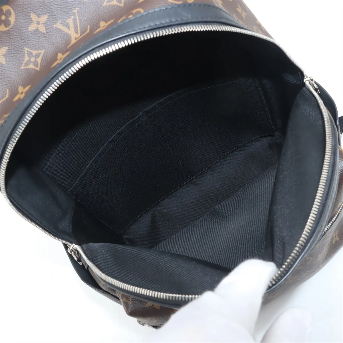 Monogram Macassar Discovery Backpack PM M46684 Brown x Black (RFID detected) — view 7