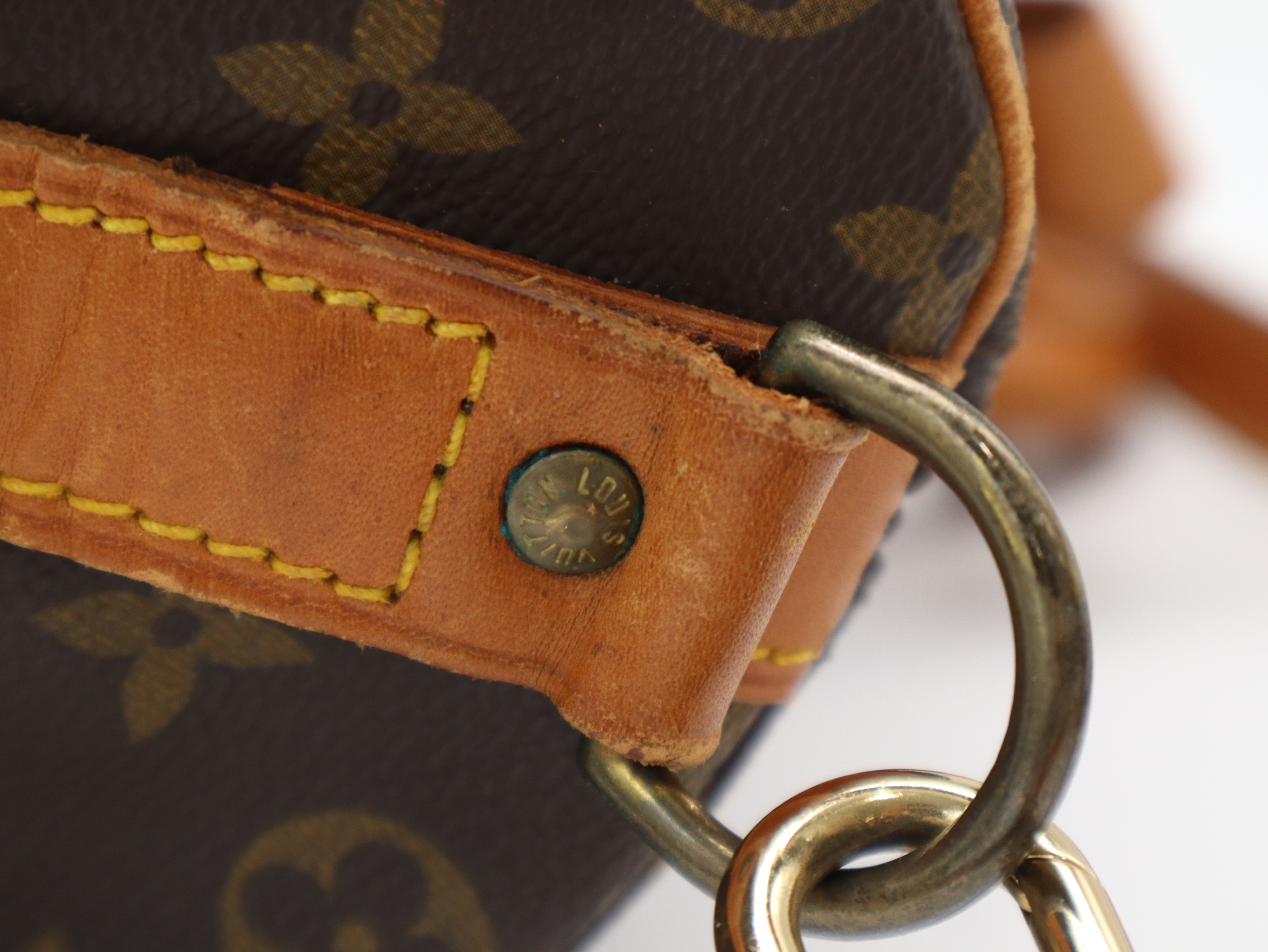 M41416 Monogram Keepall Bandoulière 50 Boston Bag with Shoulder Strap, Name Tag, and Handle — view 12