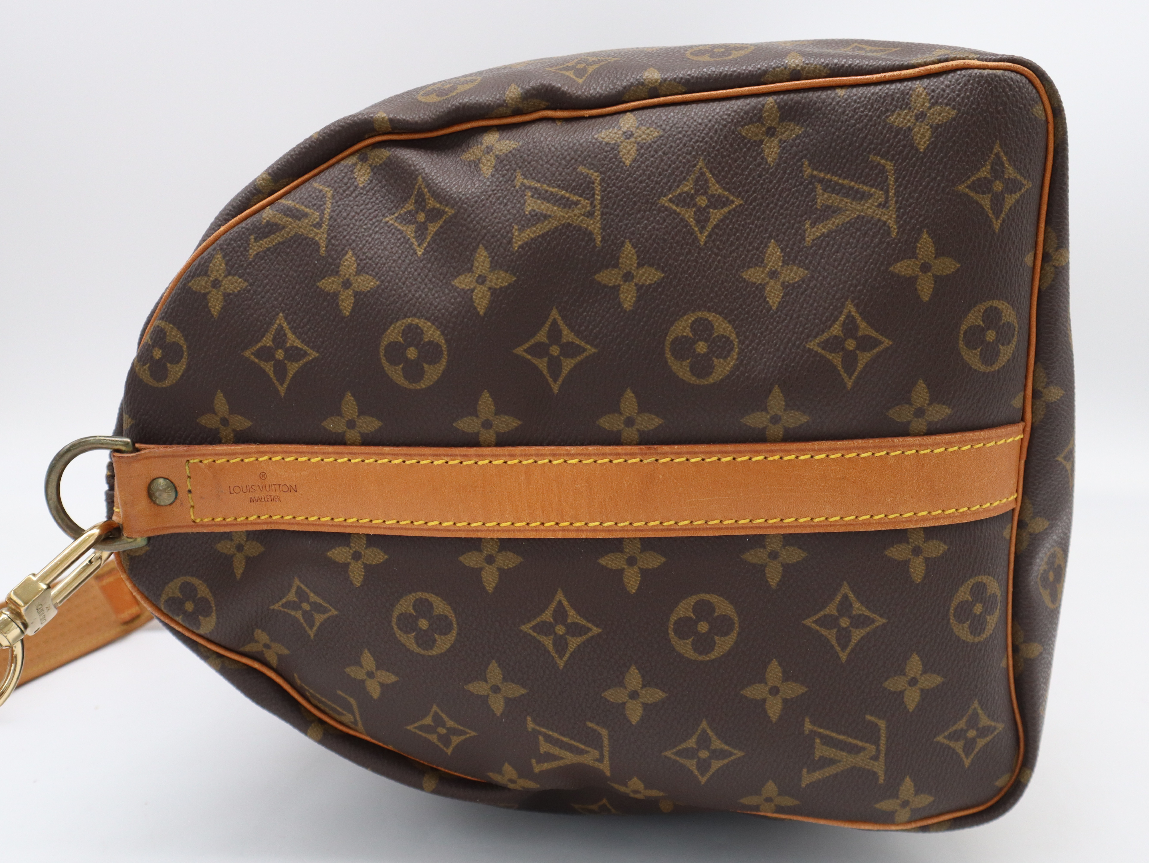 M41416 Monogram Keepall Bandoulière 50 Boston Bag with Shoulder Strap, Name Tag, and Handle — view 3