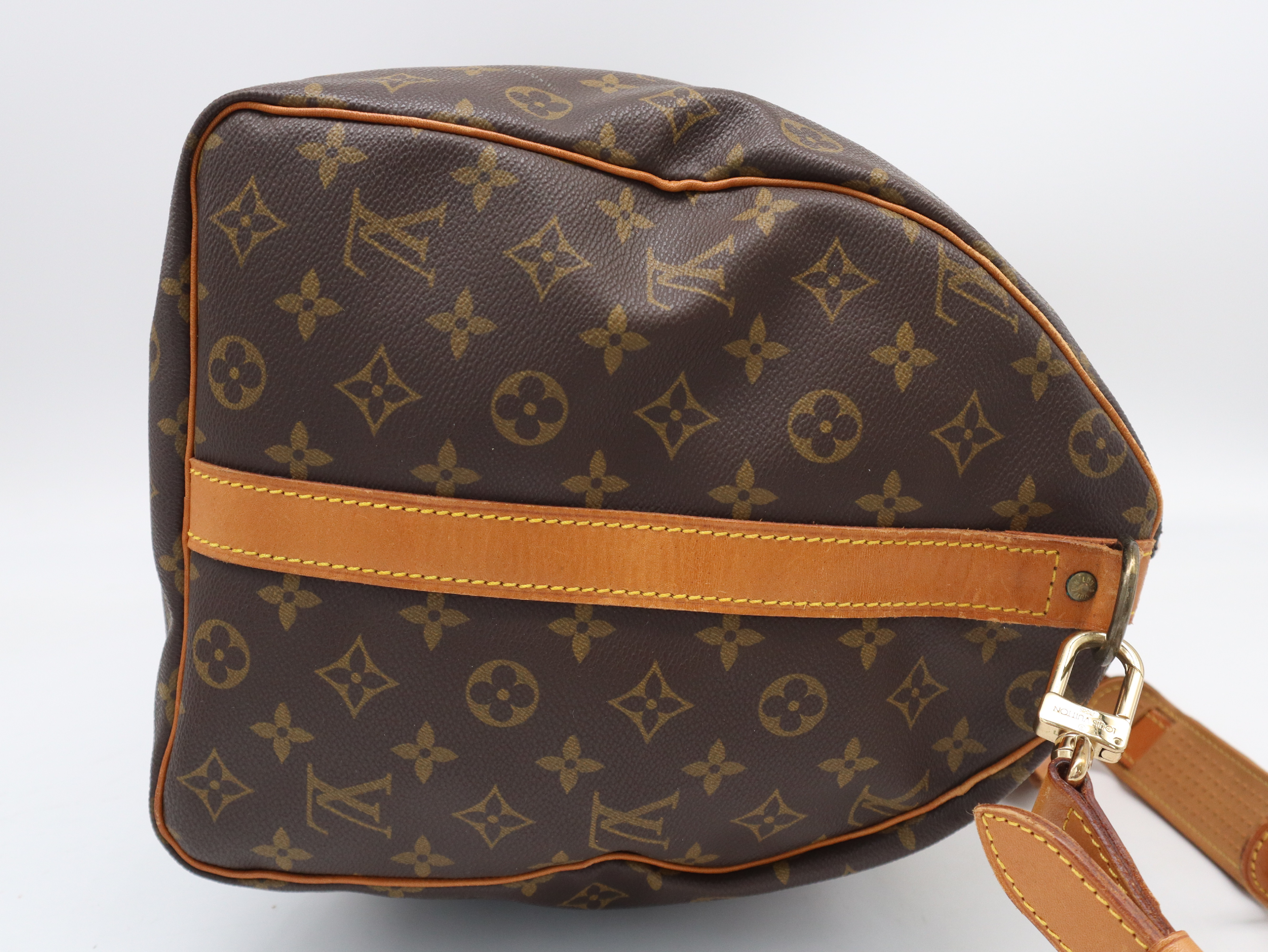 M41416 Monogram Keepall Bandoulière 50 Boston Bag with Shoulder Strap, Name Tag, and Handle — view 4