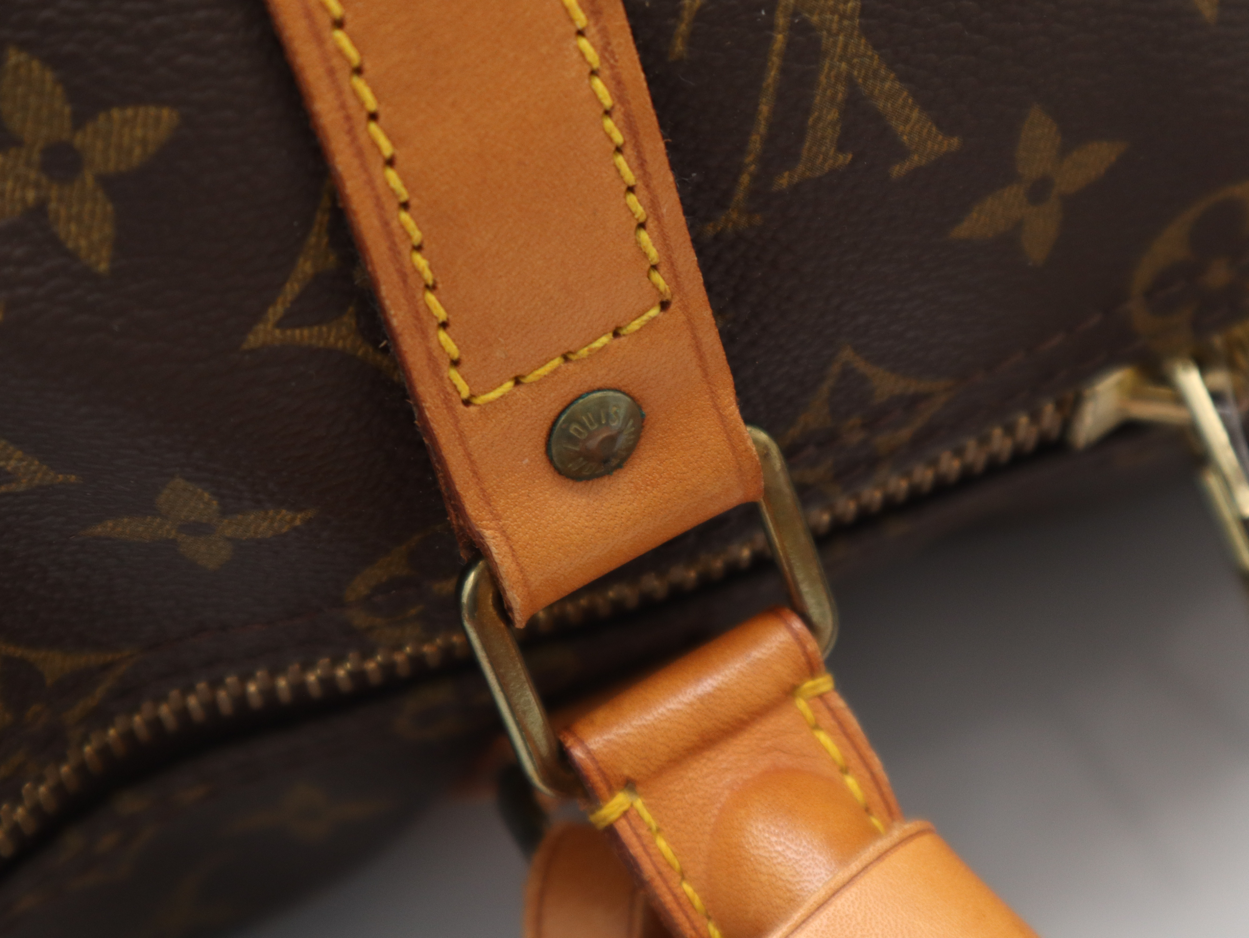 M41416 Monogram Keepall Bandoulière 50 Boston Bag with Shoulder Strap, Name Tag, and Handle — view 10