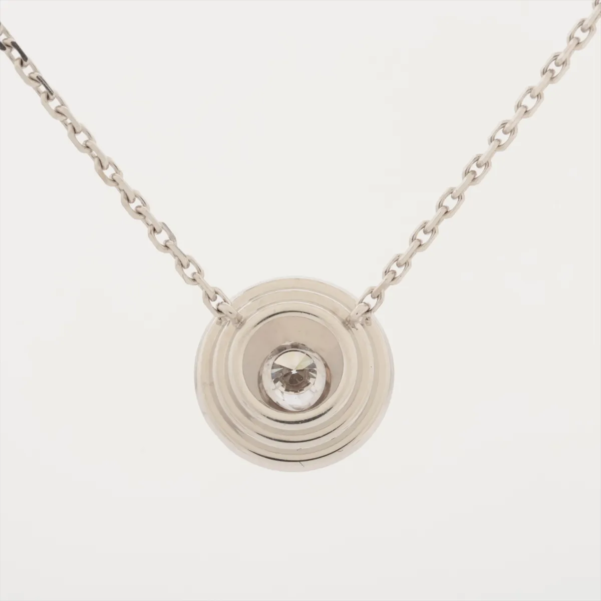 Damour Diamond Necklace, 750 (WG), 3.8g, 0.18ct diamond, D clarity, VVS1 finish, 3EX (Excellent Condition), NONE (FHA438), GIA markings not verifiable, CRN7406700 — view 2