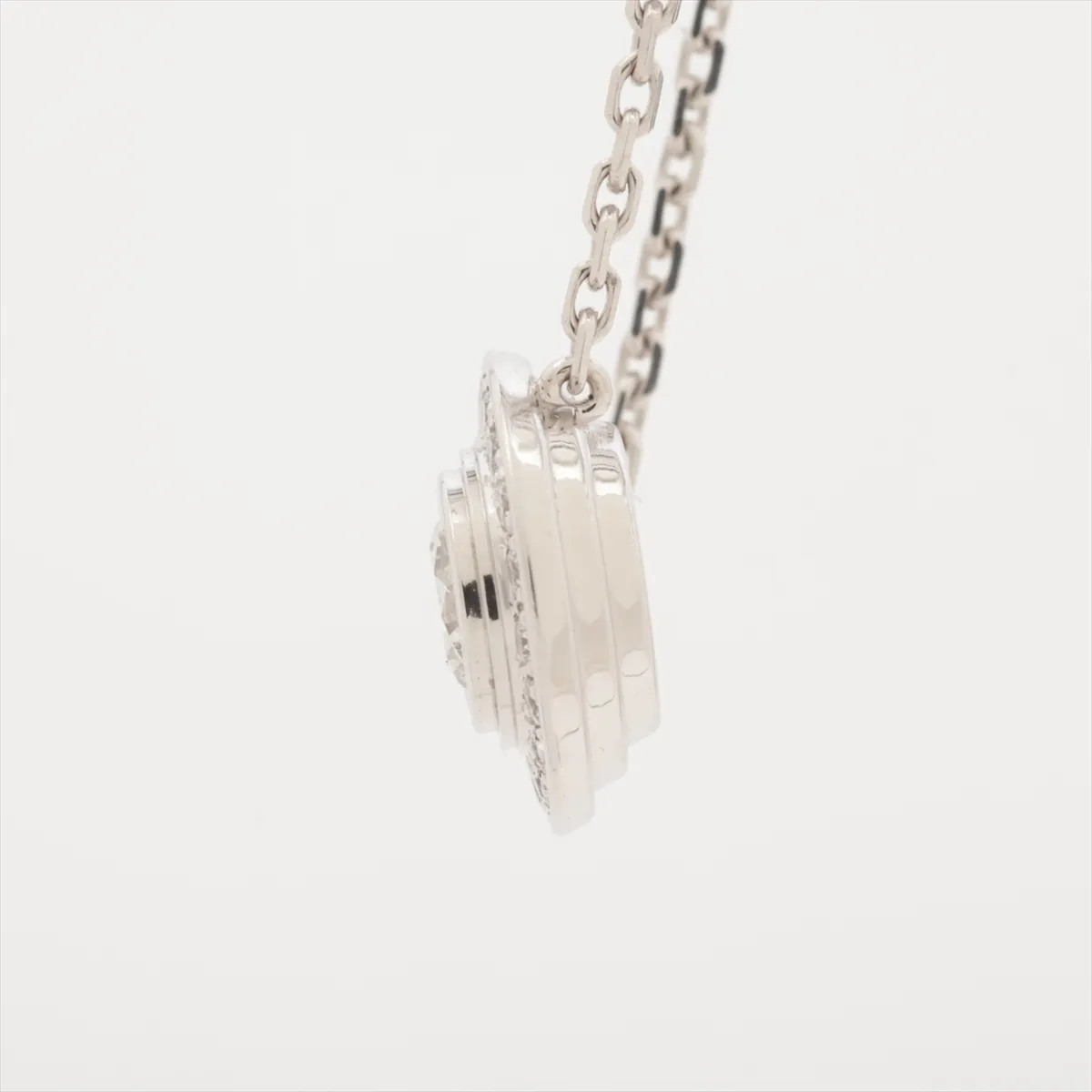 Damour Diamond Necklace, 750 (WG), 3.8g, 0.18ct diamond, D clarity, VVS1 finish, 3EX (Excellent Condition), NONE (FHA438), GIA markings not verifiable, CRN7406700 — view 7