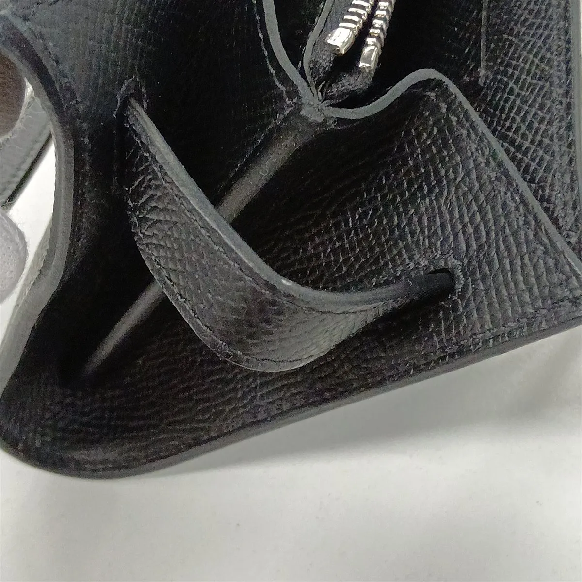 [Individually packaged] Hermes Kelly Wallet To Go, Veau Epsom, Black, Silver Hardware, B: 2023 — view 11