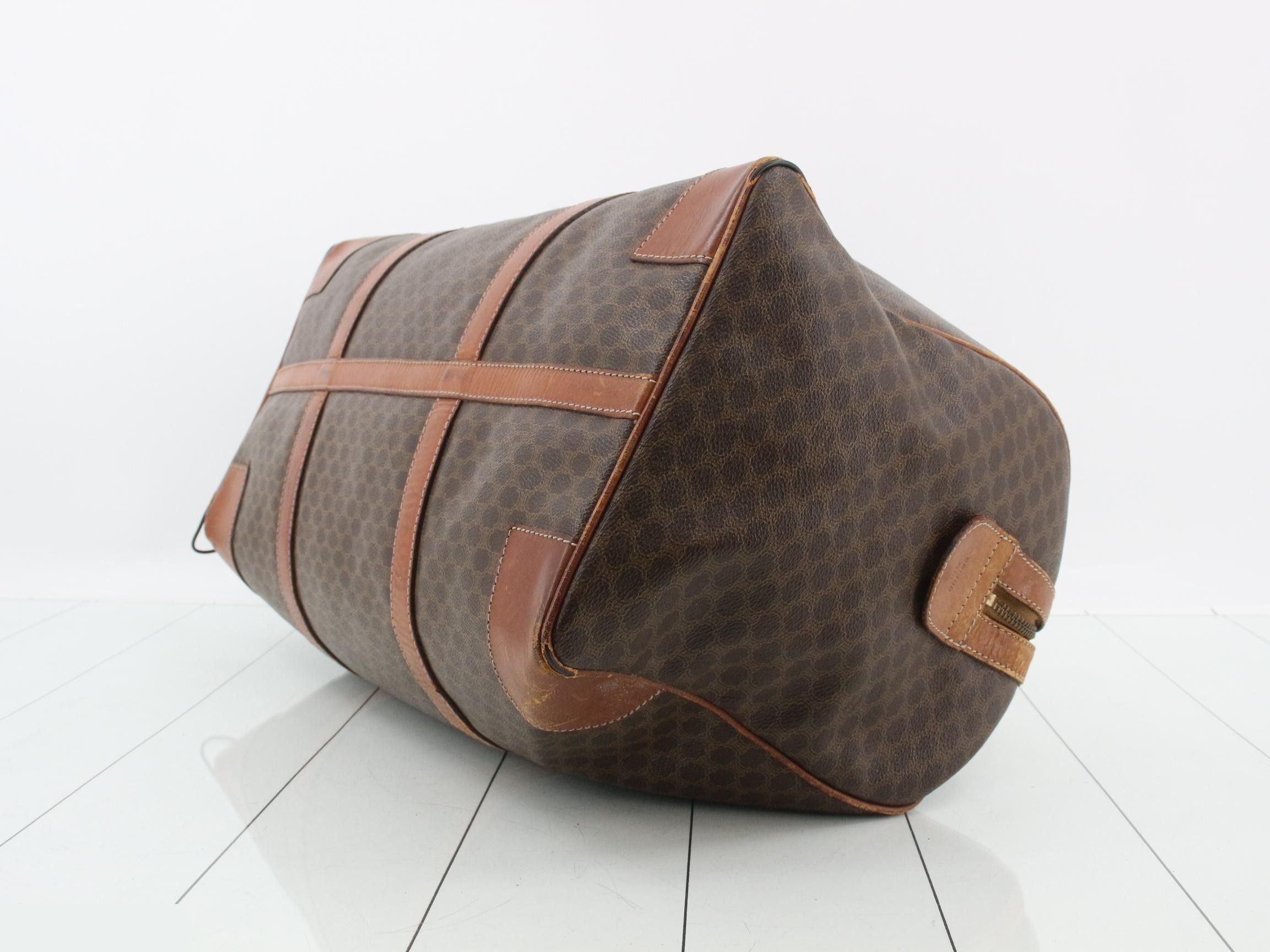 Macadam PVC Boston Bag, Brown — view 6