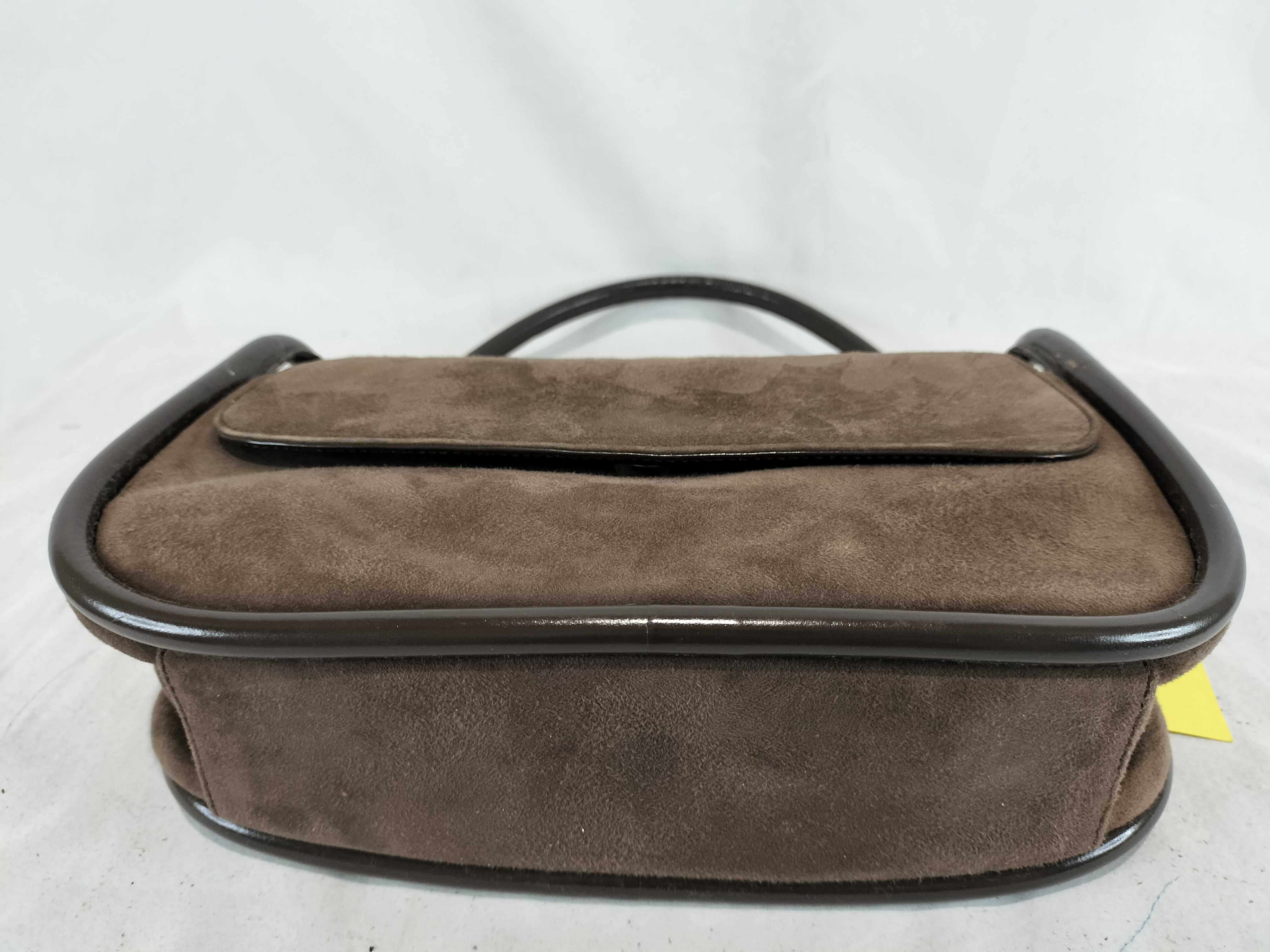 Suede One-Shoulder Handbag — view 7
