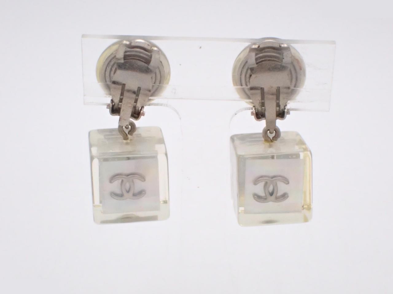 Coco Mark Silver Earrings — view 2
