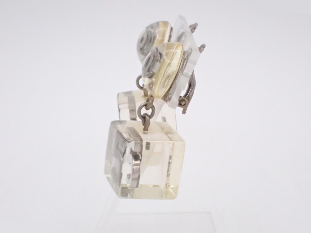 Coco Mark Silver Earrings — view 3