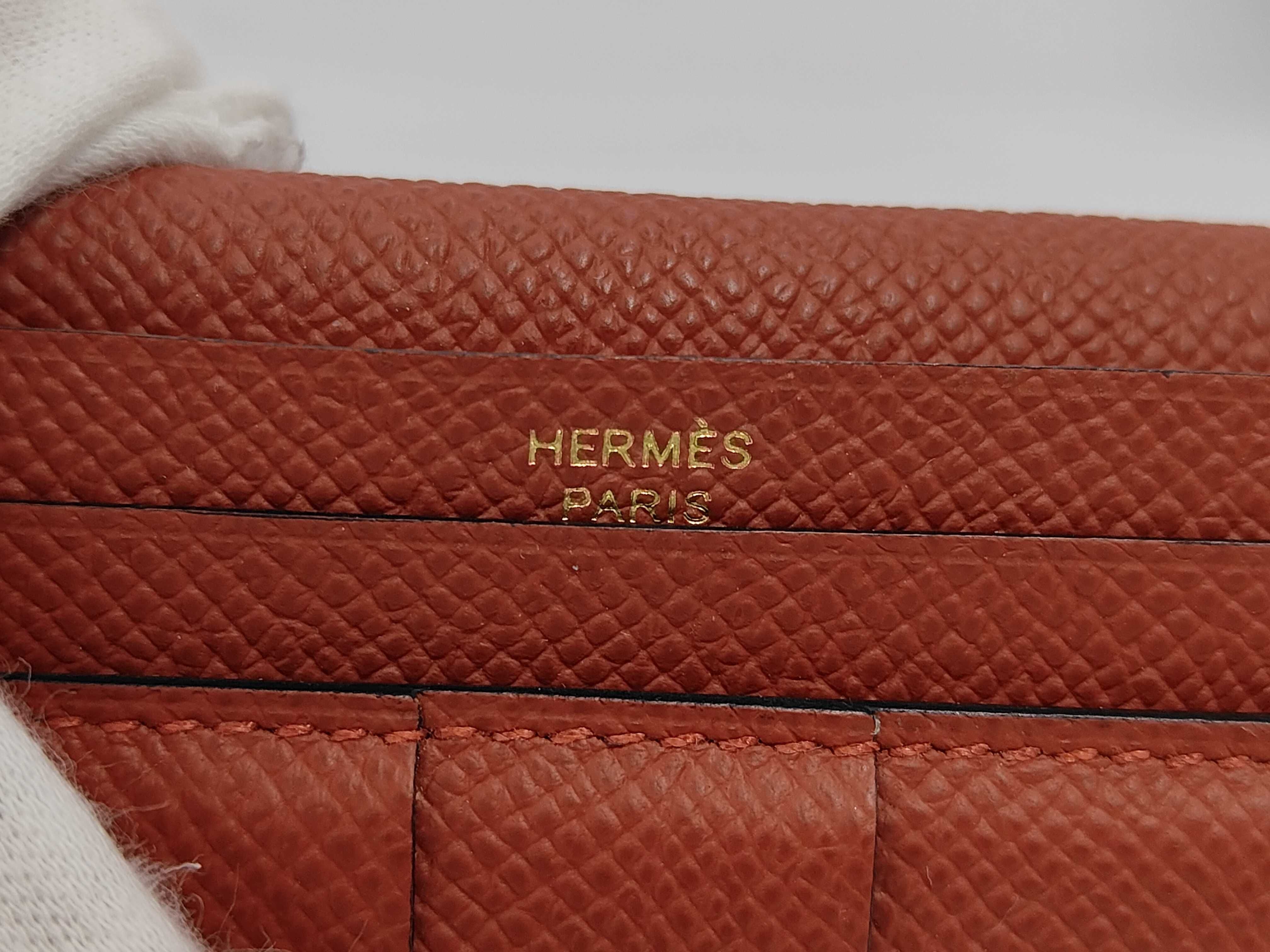 Bearn wallet with W stamp and gold hardware — view 6