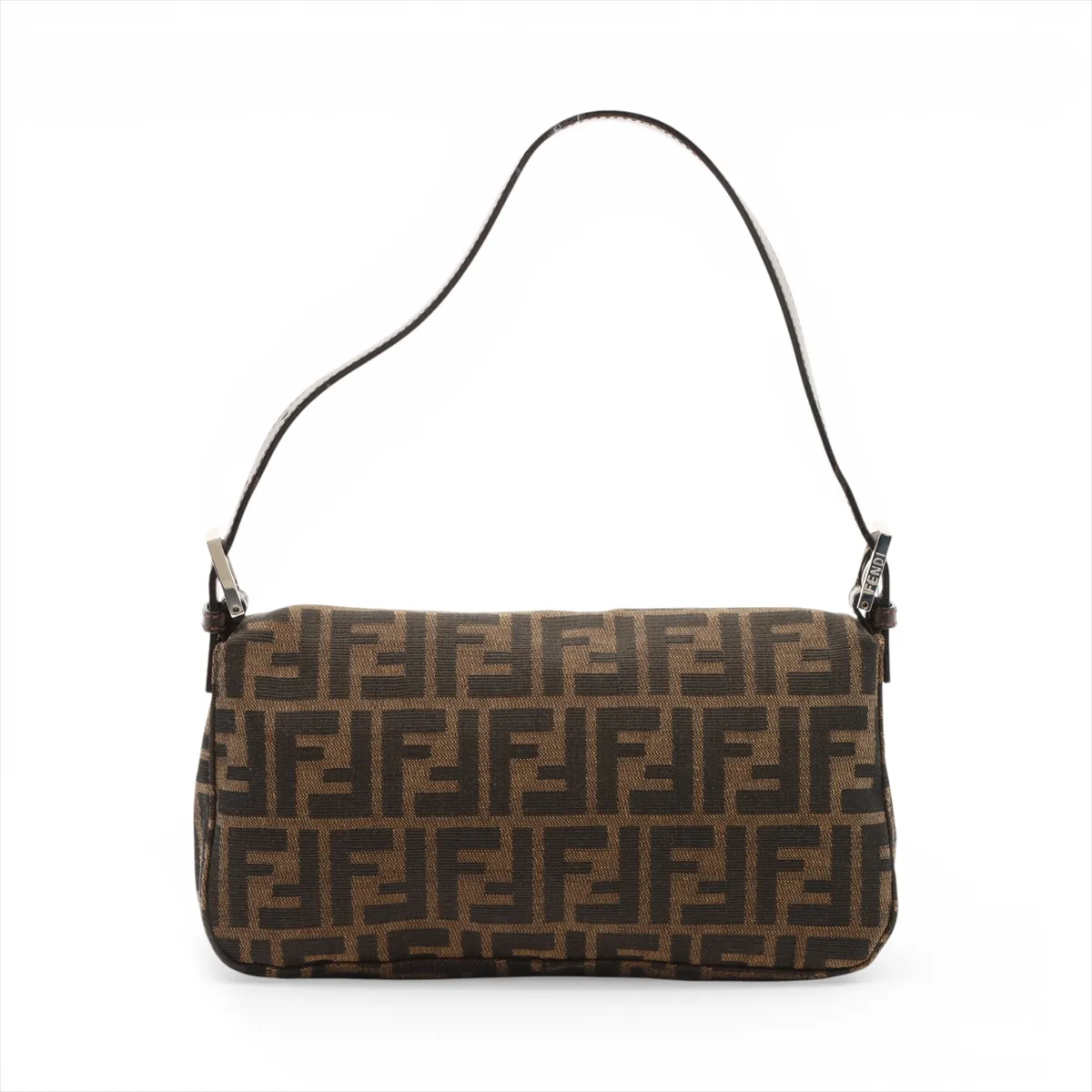 Zucca Mamma Bucket Canvas x Leather Shoulder Bag, Brown, 26424 — view 2