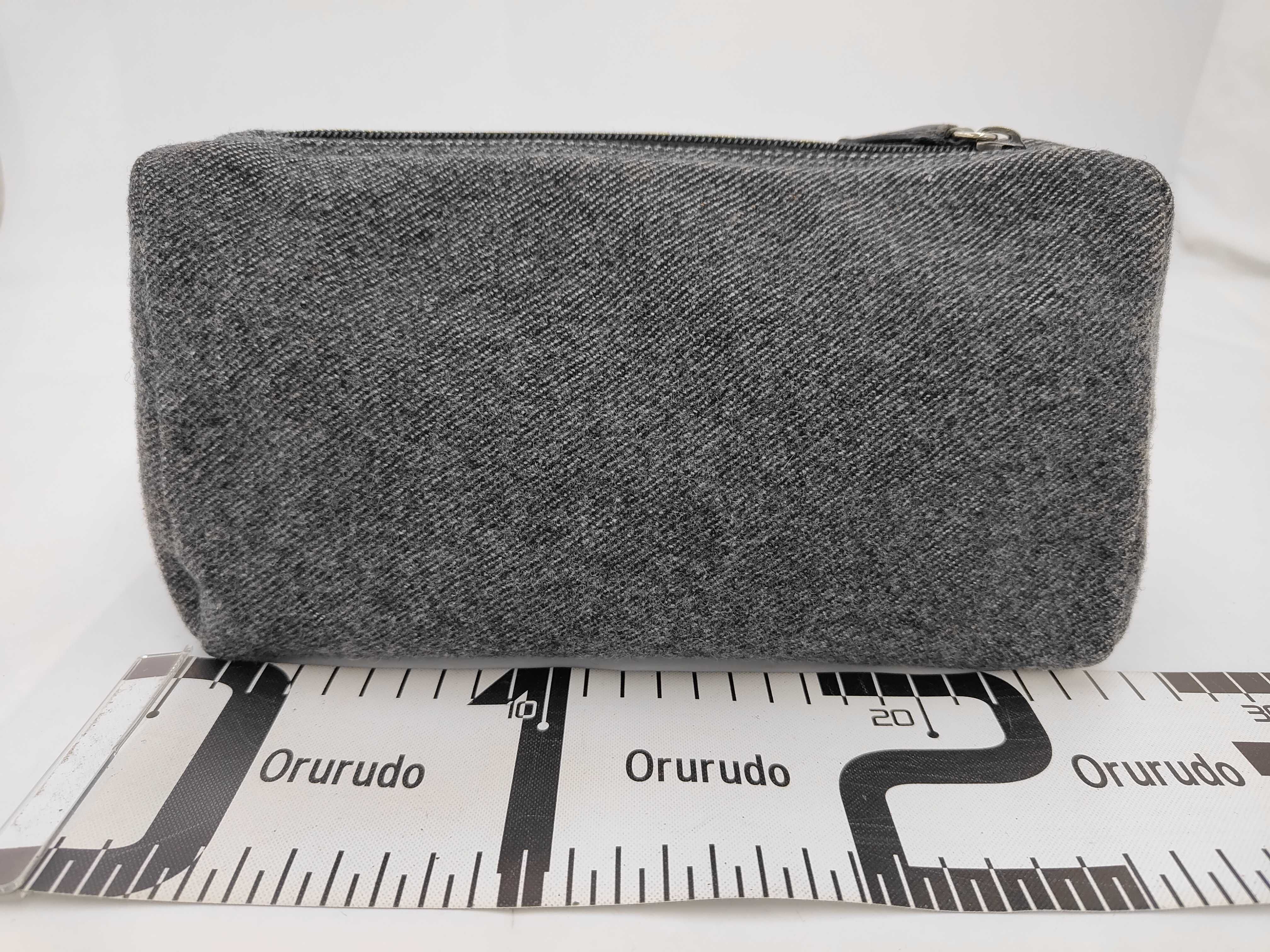 Pouch Wool Charcoal Gray Pouch — view 2