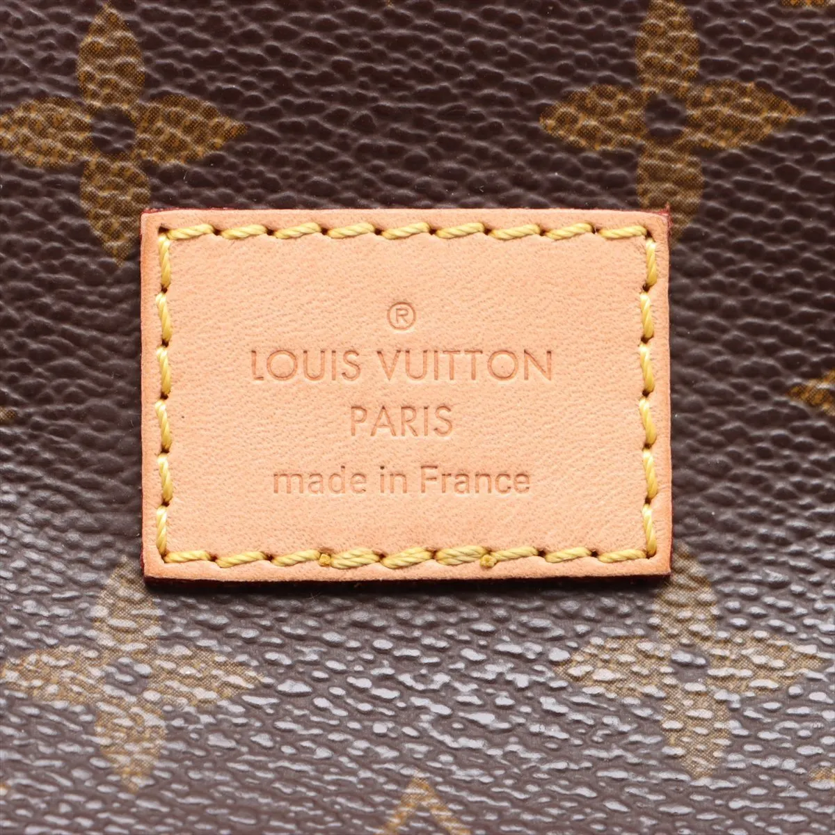 Monogram Saumur 30 M42256 AR0921 Brown Aftermarket Vachetta Leather — view 9